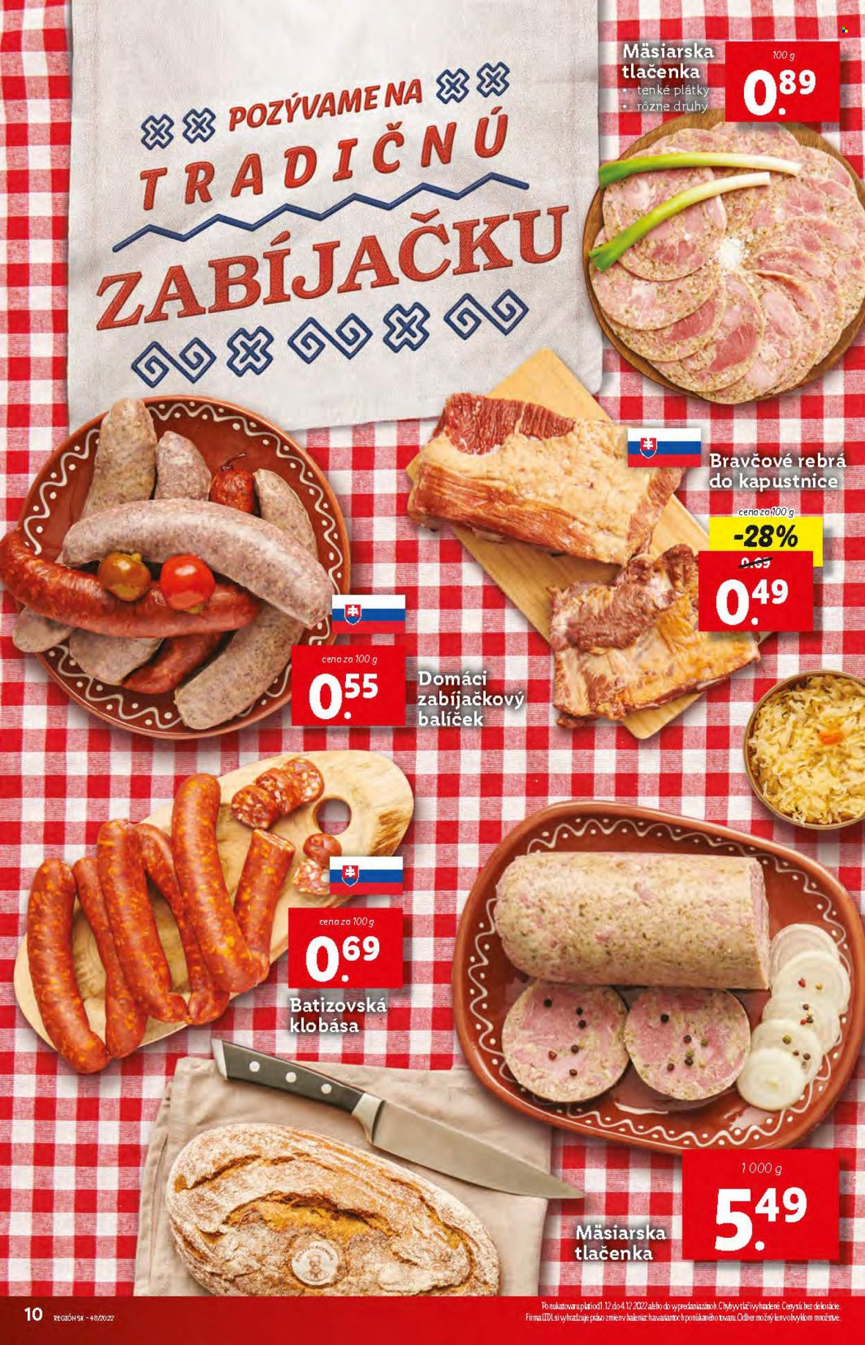 Leták Lidl - 1.12.2022 - 4.12.2022. Strana 10