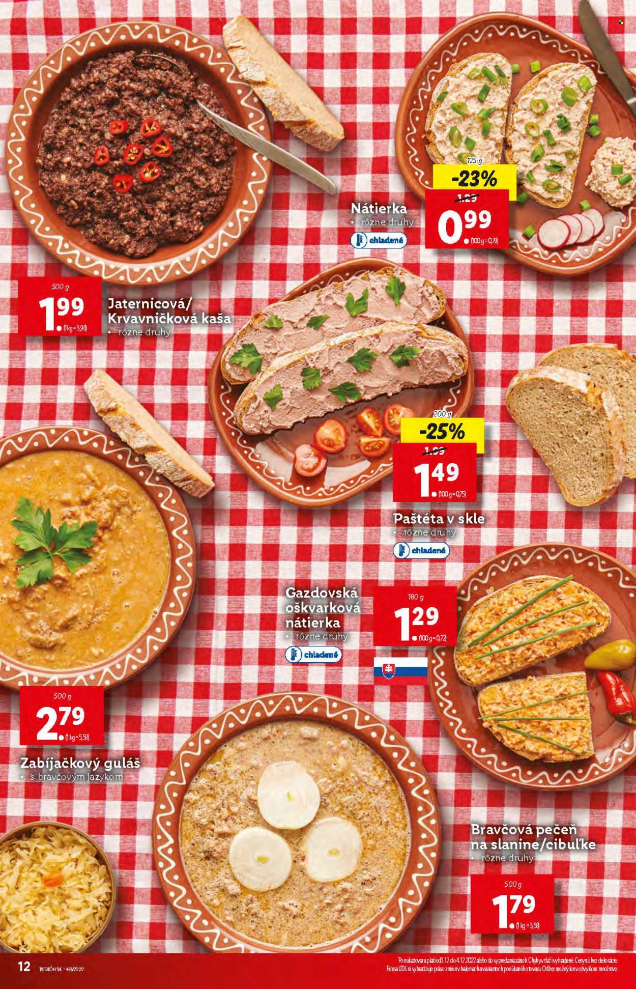 Leták Lidl - 1.12.2022 - 4.12.2022. Strana 12