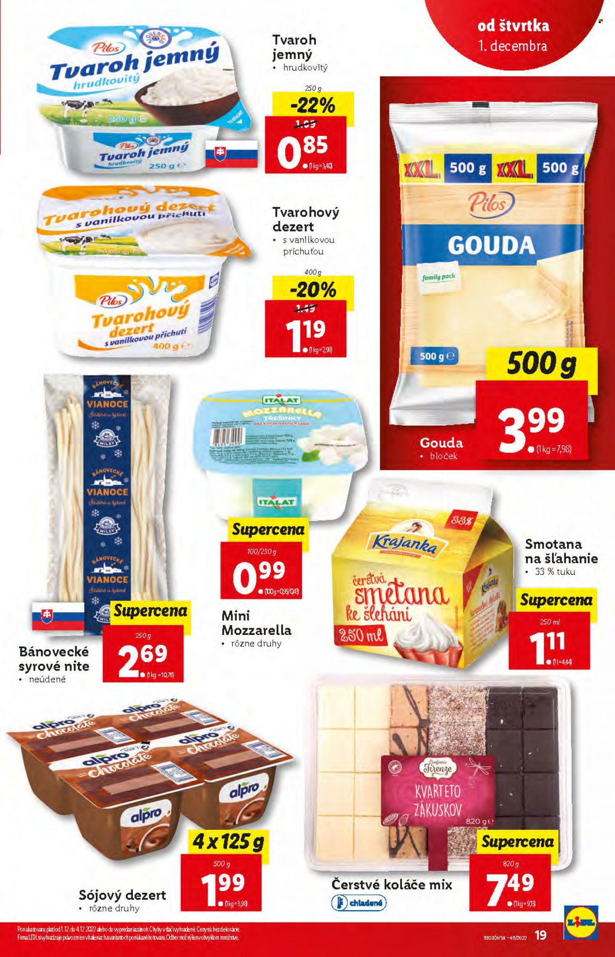 Leták Lidl - 1.12.2022 - 4.12.2022. Strana 19