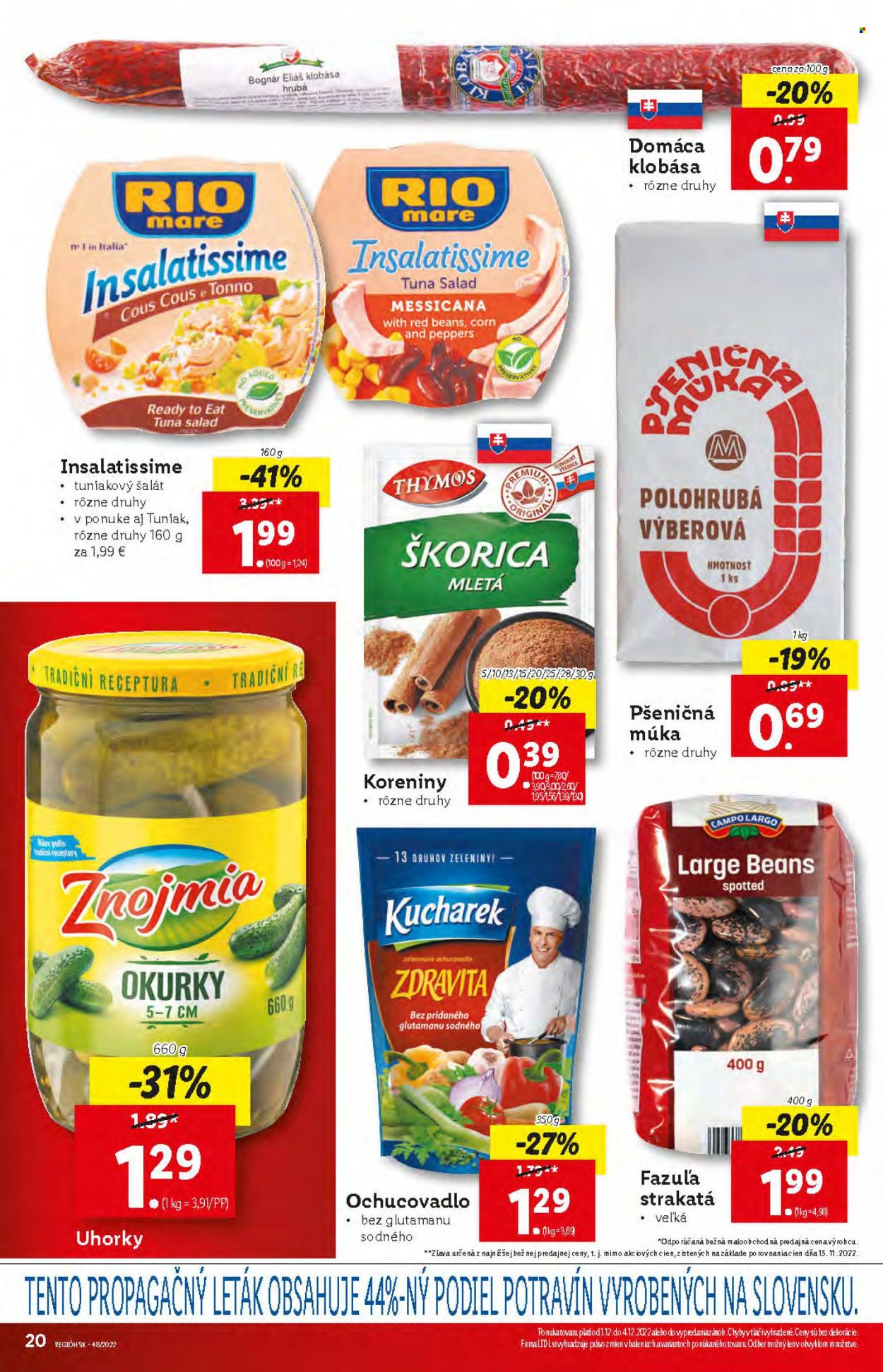 Leták Lidl - 1.12.2022 - 4.12.2022. Strana 20