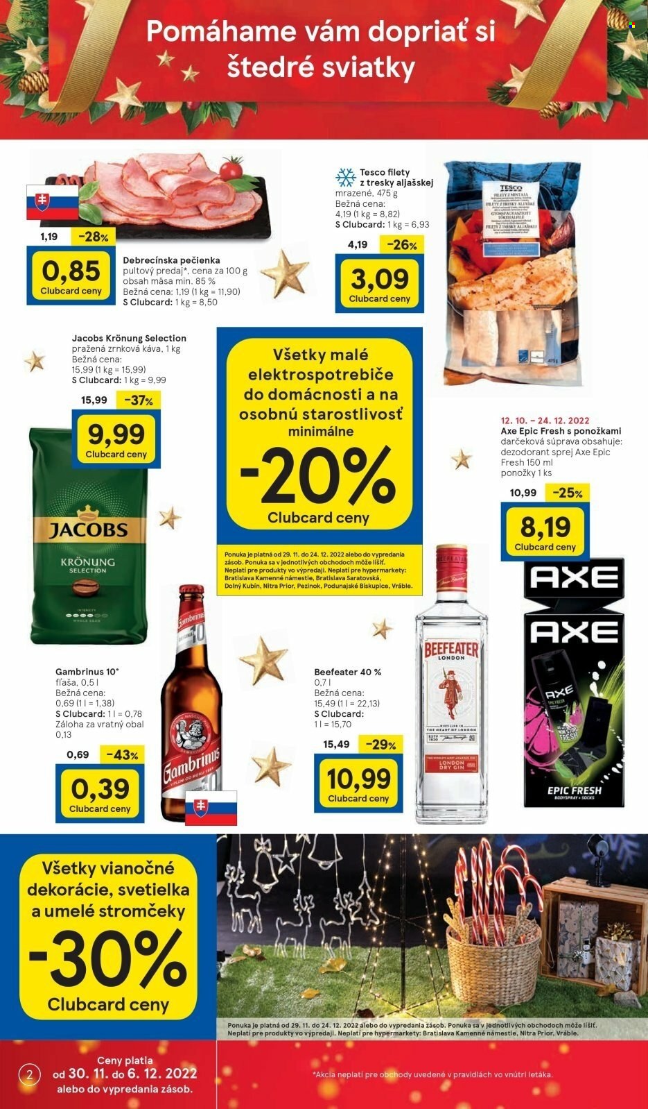 Leták TESCO - 30.11.2022 - 6.12.2022. Strana 2