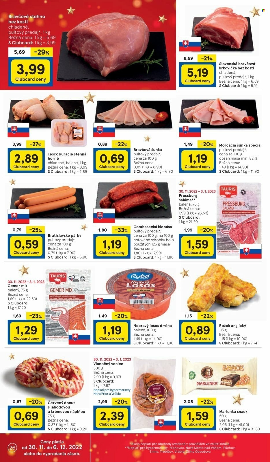 Leták TESCO - 30.11.2022 - 6.12.2022. Strana 26