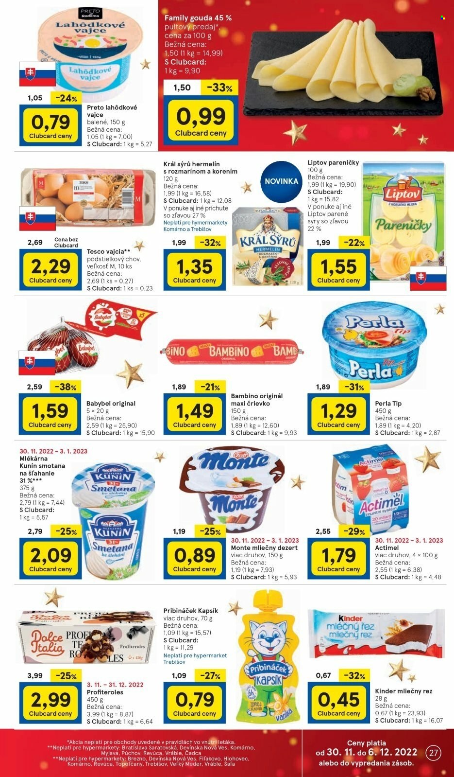 Leták TESCO - 30.11.2022 - 6.12.2022. Strana 27