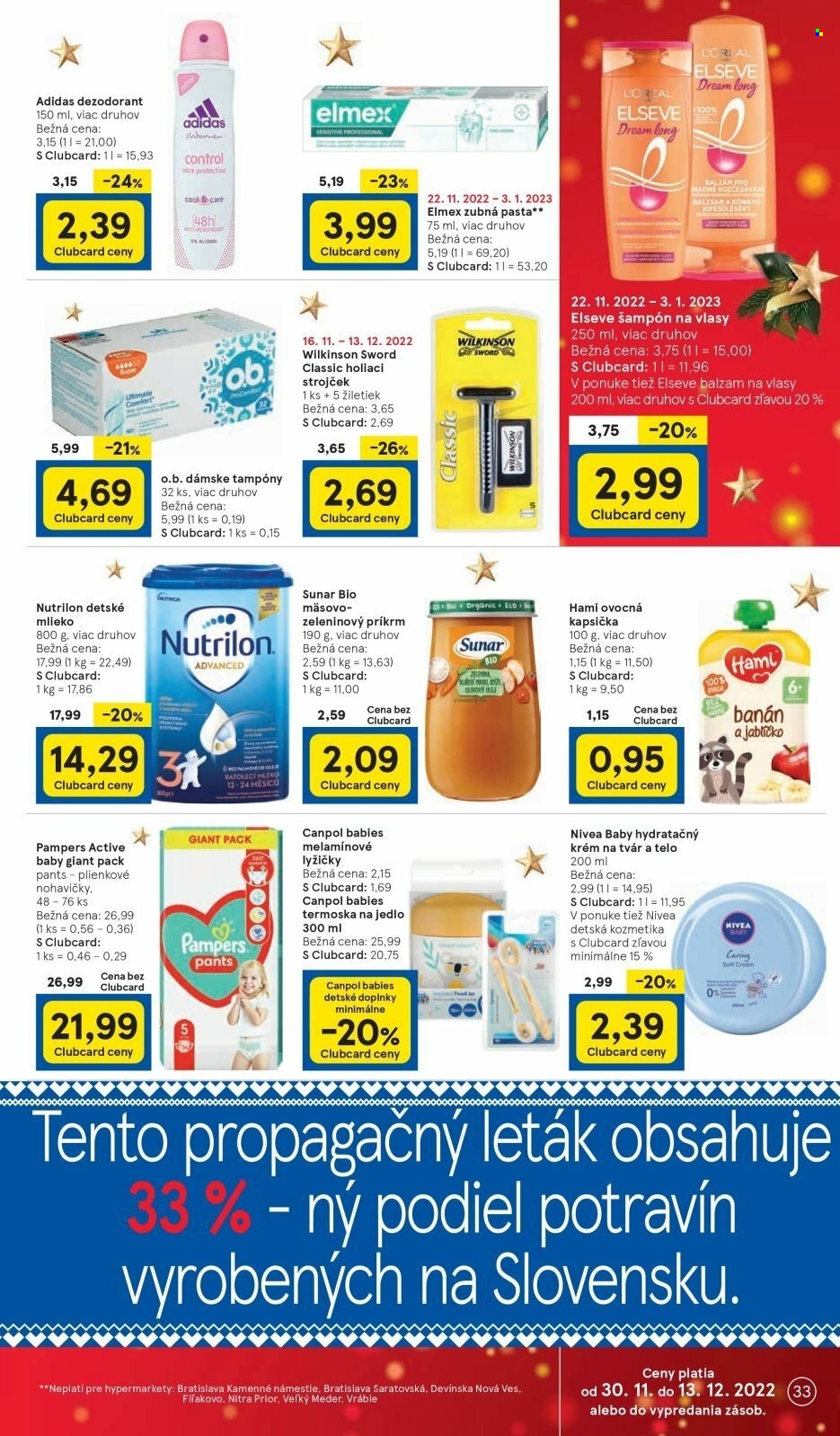 Leták TESCO - 30.11.2022 - 6.12.2022. Strana 33
