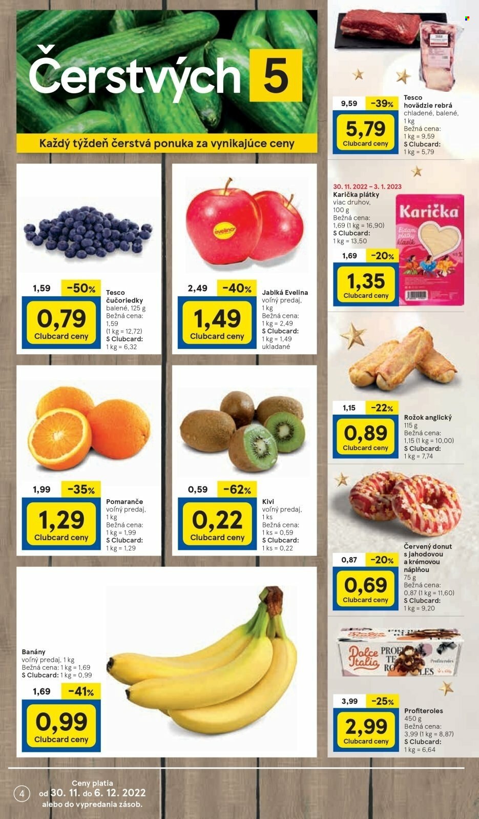 Leták TESCO supermarket - 30.11.2022 - 6.12.2022. Strana 4