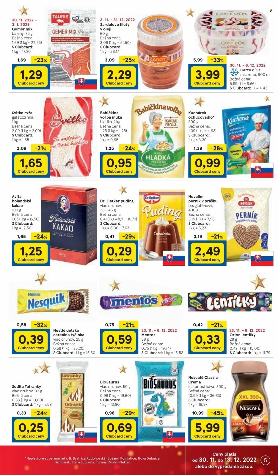 Leták TESCO supermarket - 30.11.2022 - 6.12.2022. Strana 5