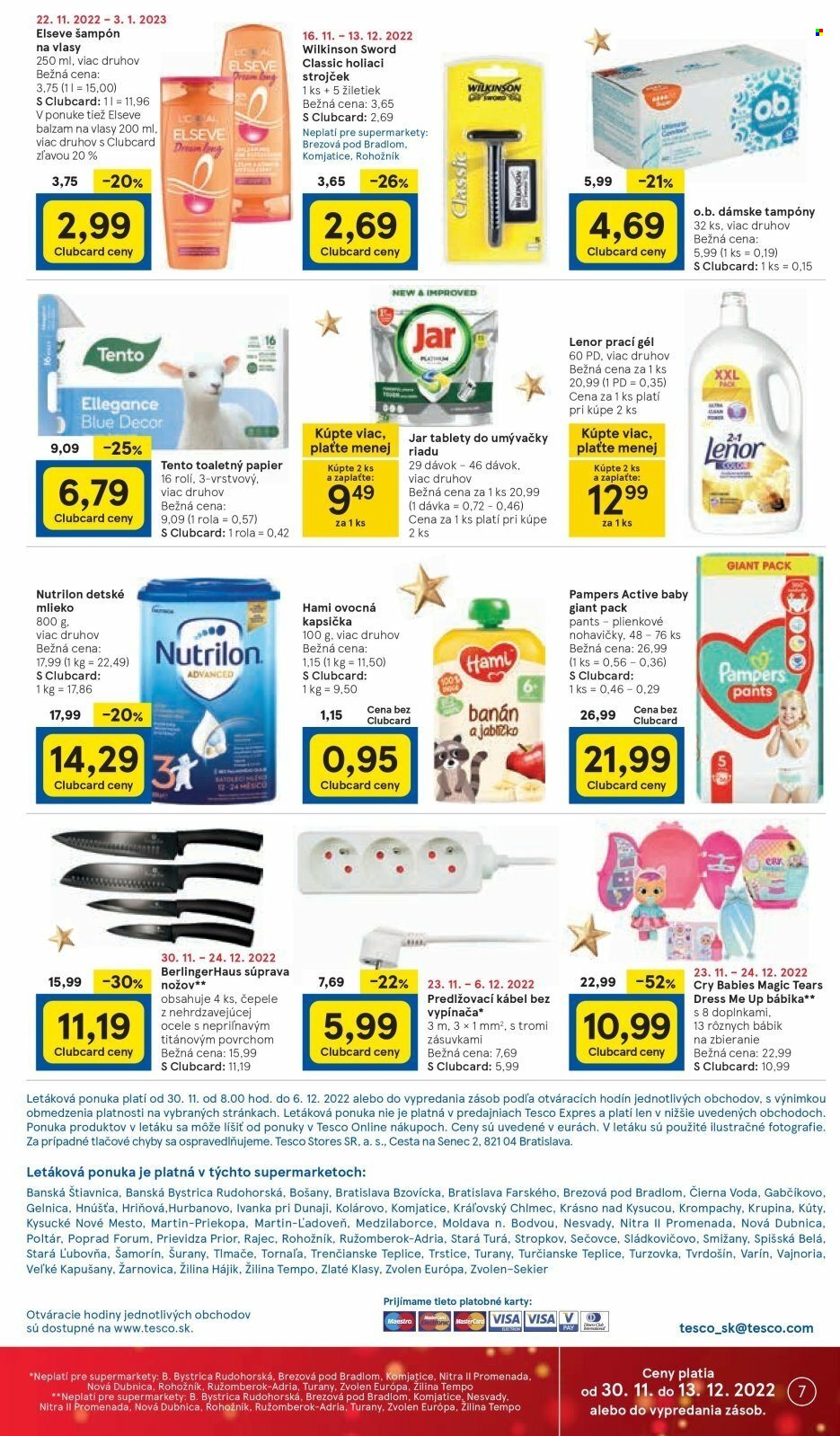 Leták TESCO supermarket - 30.11.2022 - 6.12.2022. Strana 7