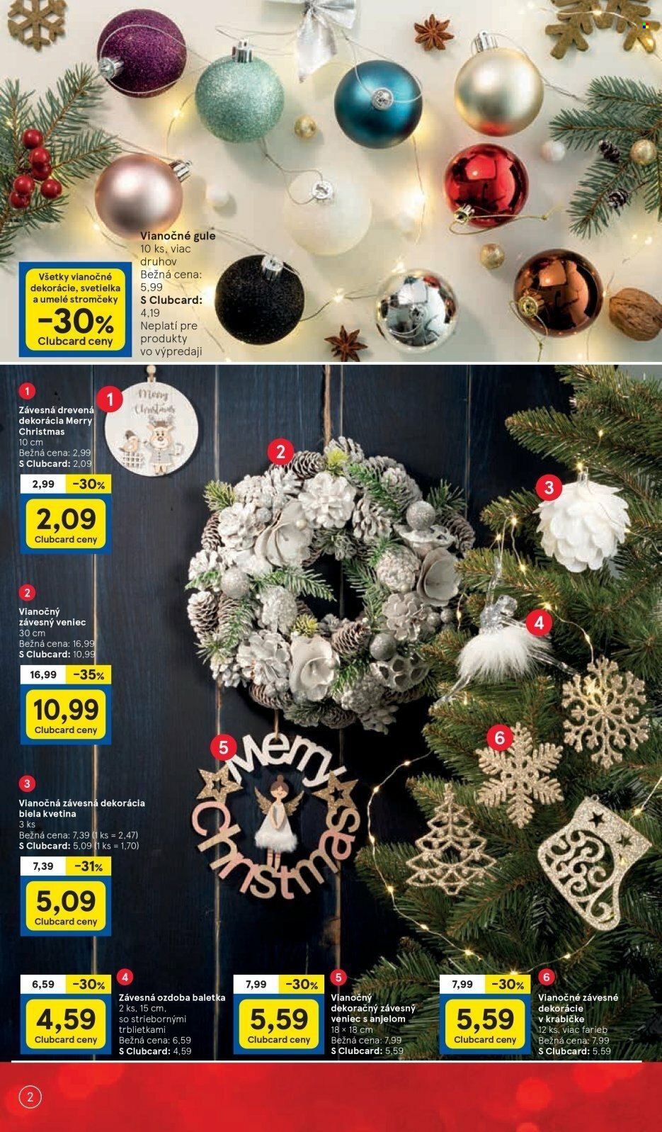 Leták TESCO - 29.11.2022 - 24.12.2022. Strana 2