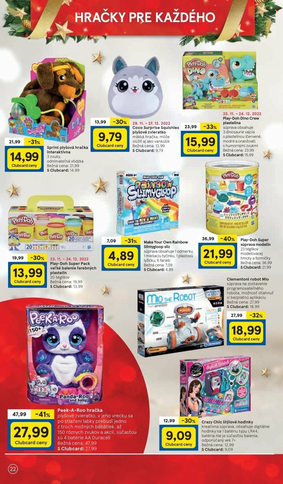 Leták TESCO - 29.11.2022 - 24.12.2022. Strana 22