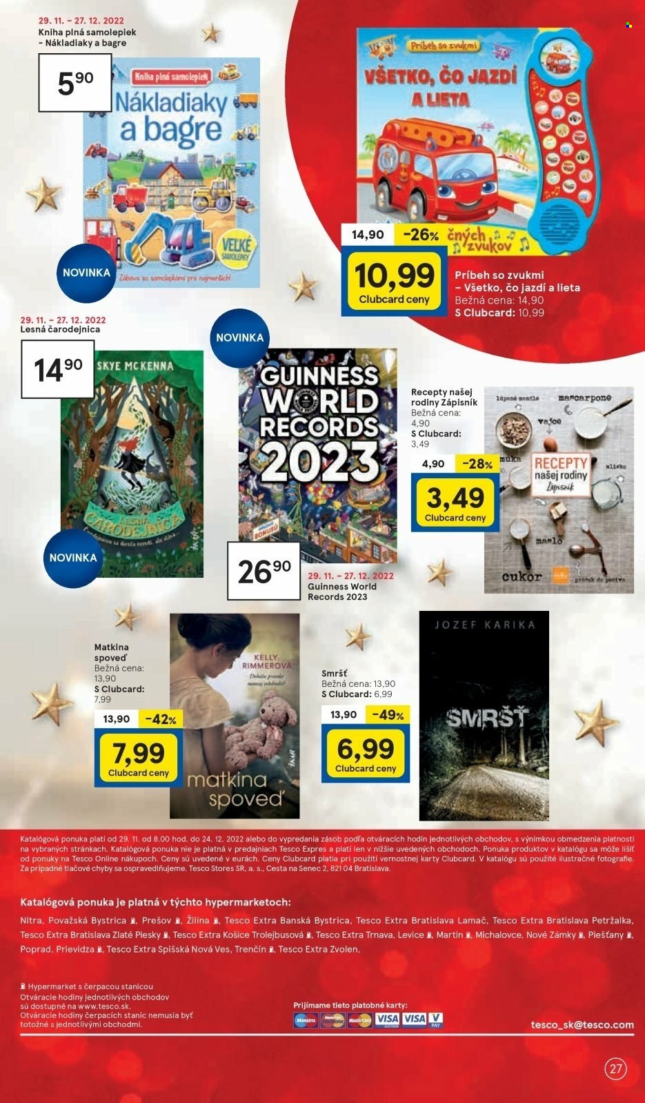 Leták TESCO - 29.11.2022 - 24.12.2022. Strana 27