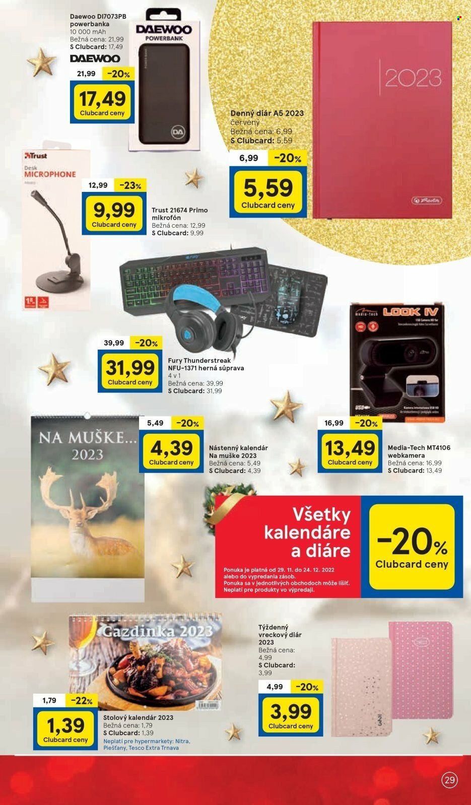 Leták TESCO - 29.11.2022 - 24.12.2022. Strana 29