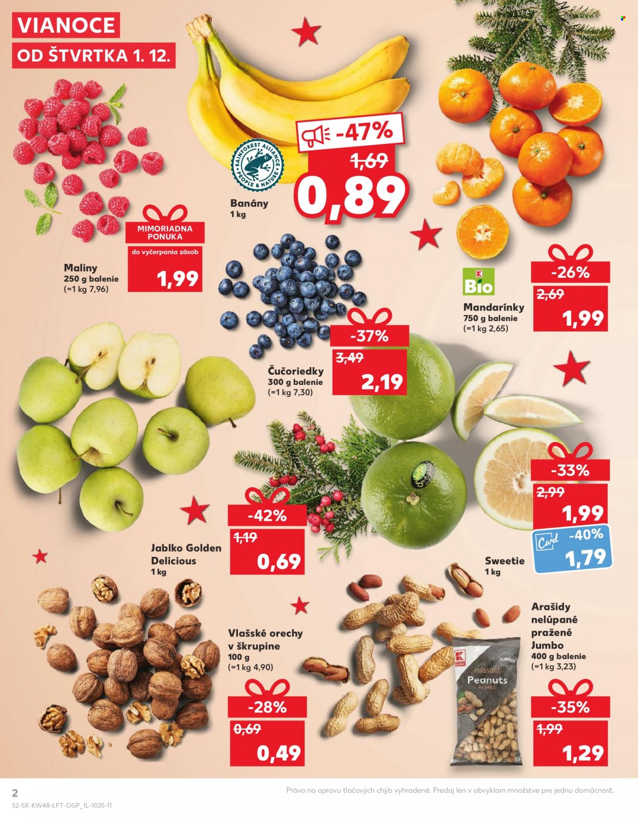 Leták Kaufland - 1.12.2022 - 7.12.2022. Strana 2