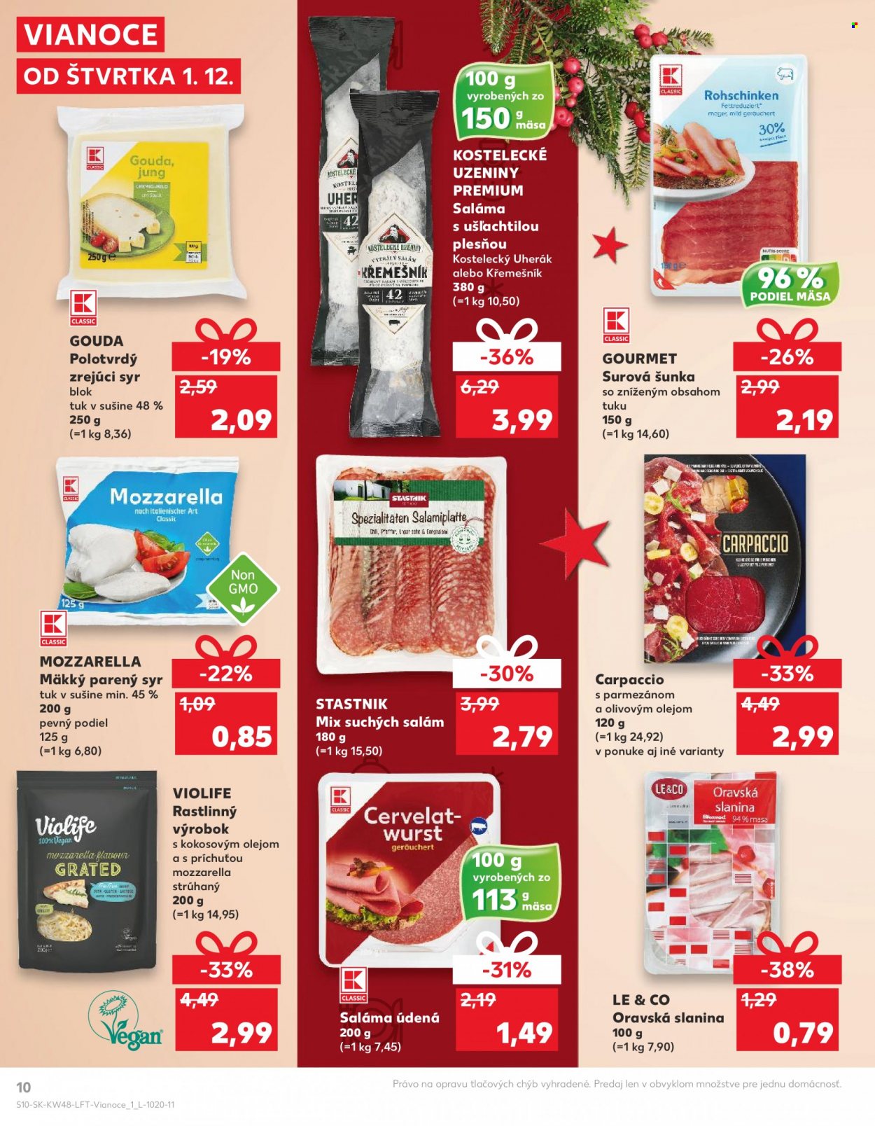 Leták Kaufland - 1.12.2022 - 7.12.2022. Strana 10
