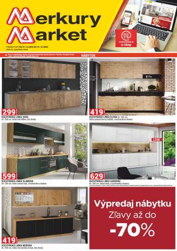 Leták Merkury Market - 1.12.2022 - 31.12.2022.