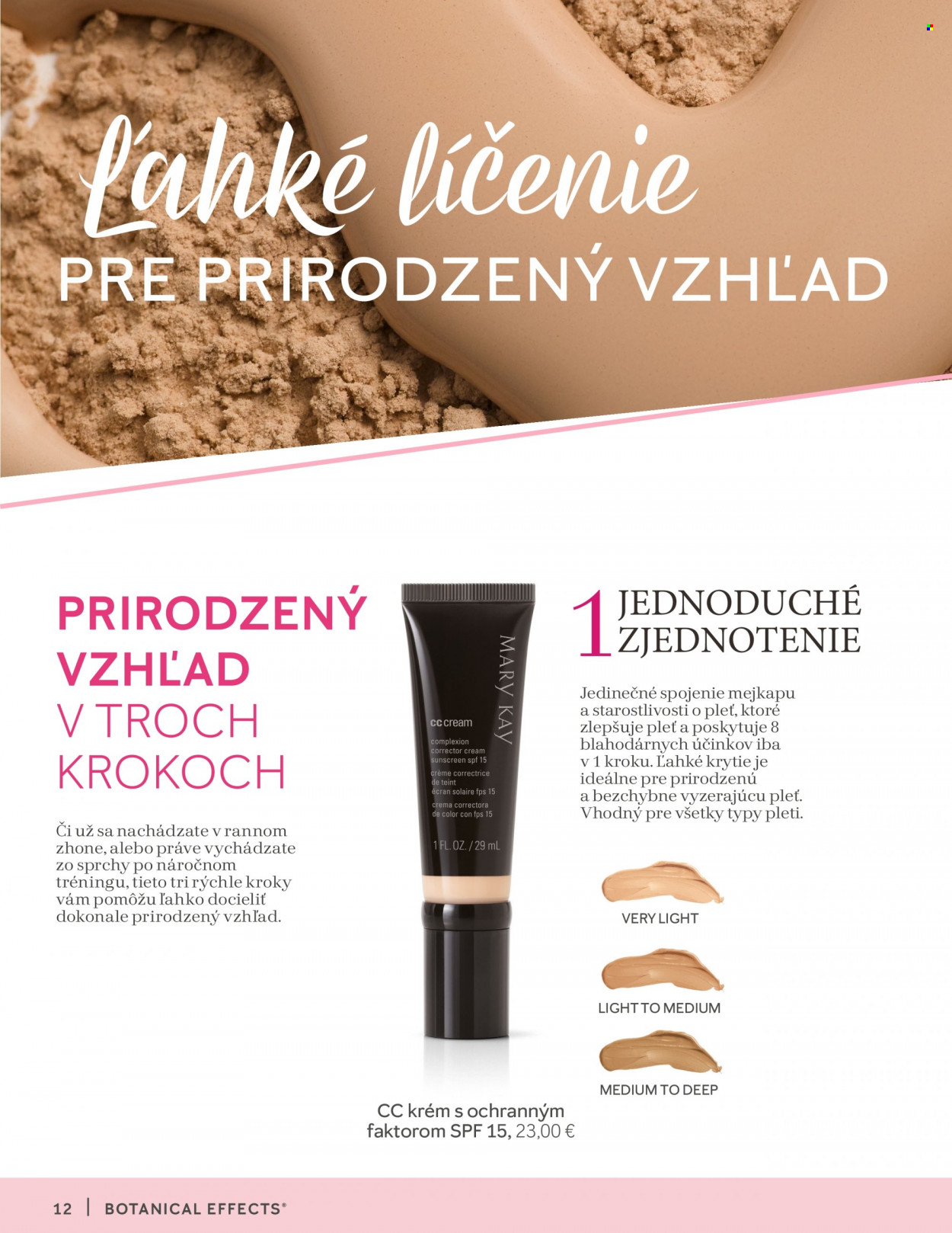 Leták Mary Kay. Strana 12