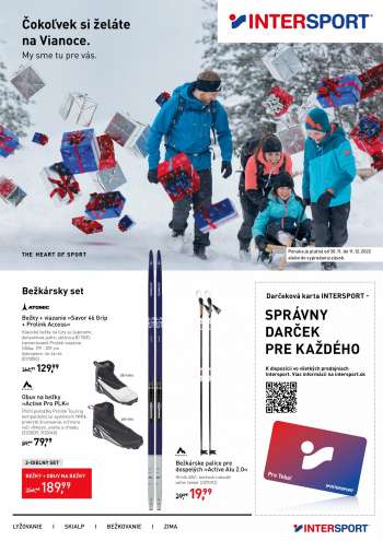 Leták Intersport - 30.11.2022 - 11.12.2022.