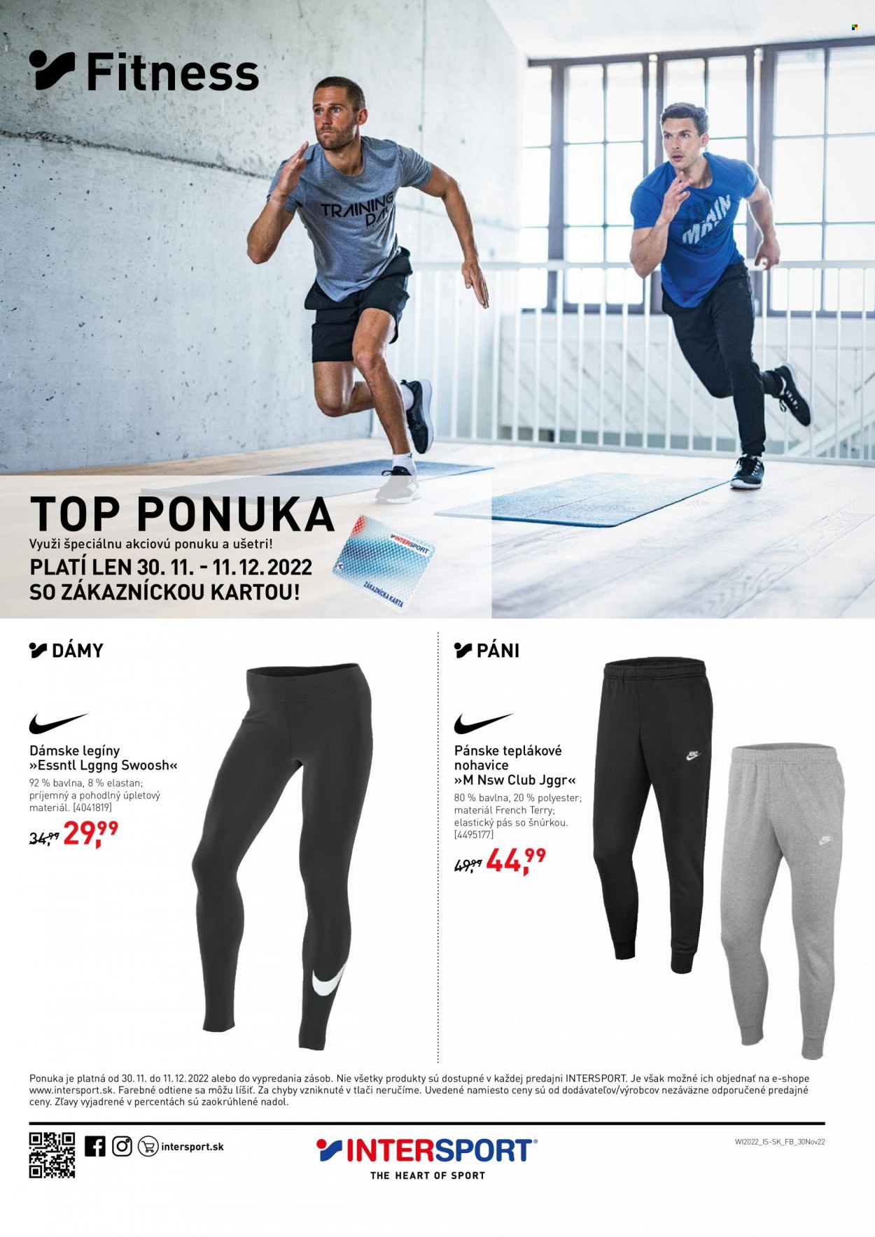 Leták Intersport - 30.11.2022 - 11.12.2022. Strana 16