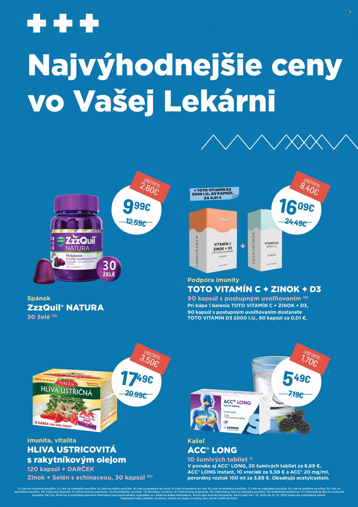 Leták Vaša lekáreň - 1.12.2022 - 31.12.2022. Strana 3