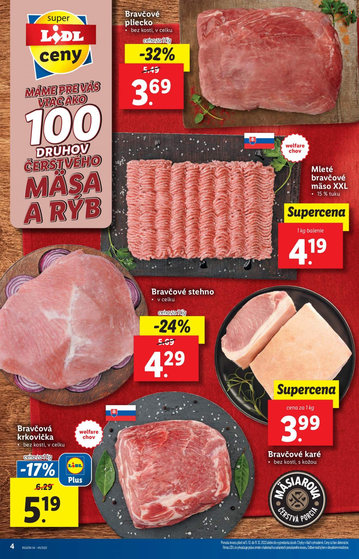 Leták Lidl - 5.12.2022 - 11.12.2022. Strana 4