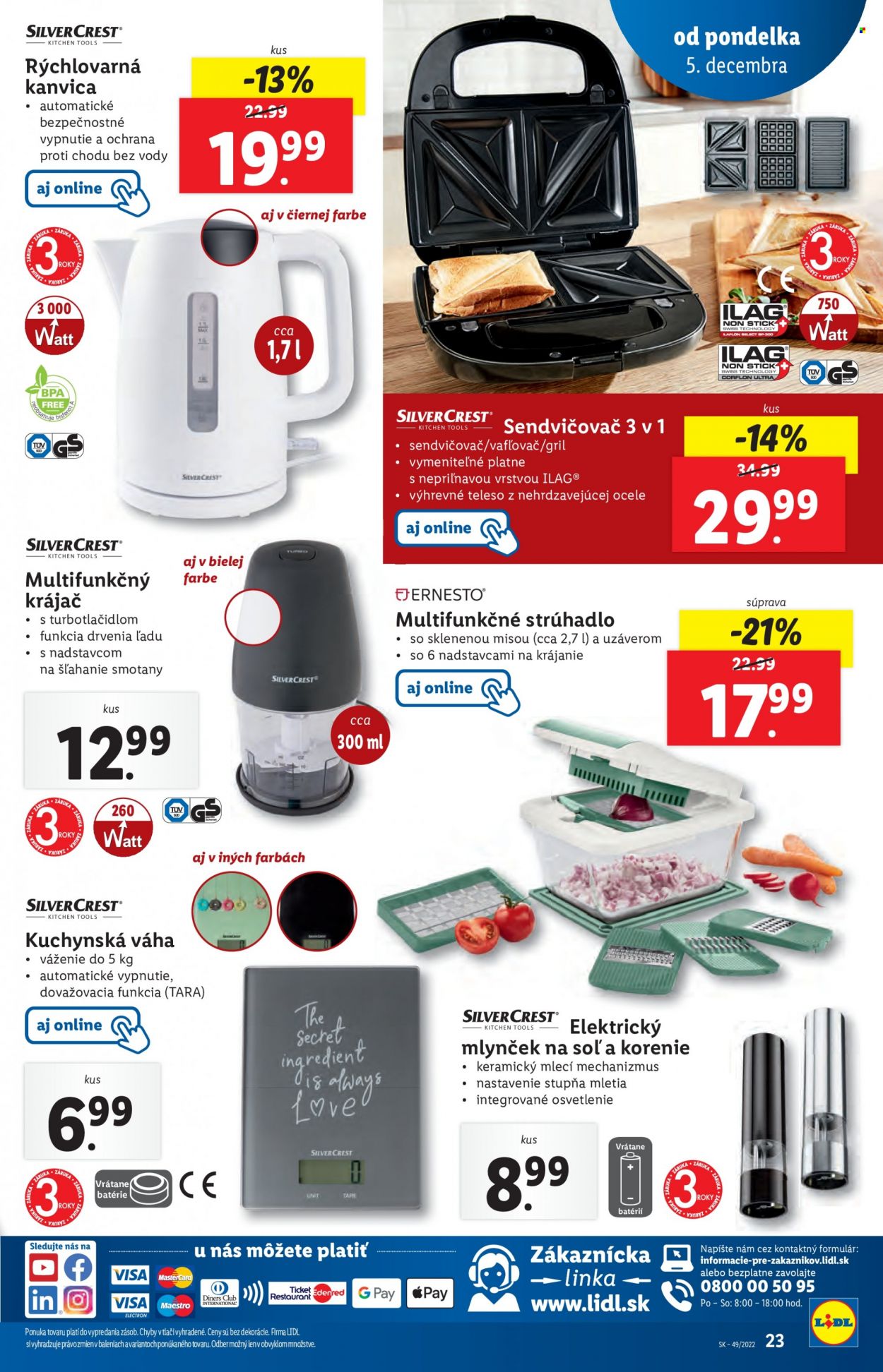 Leták Lidl - 5.12.2022 - 11.12.2022. Strana 23