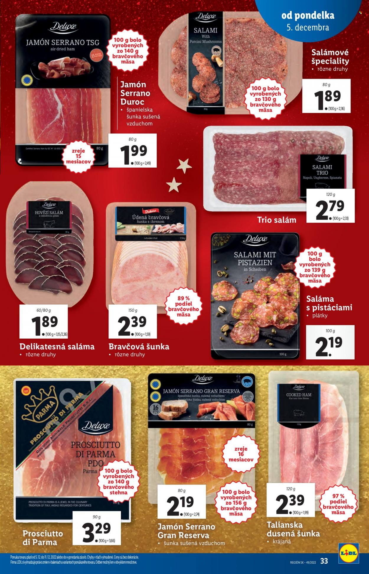 Leták Lidl - 5.12.2022 - 11.12.2022. Strana 33