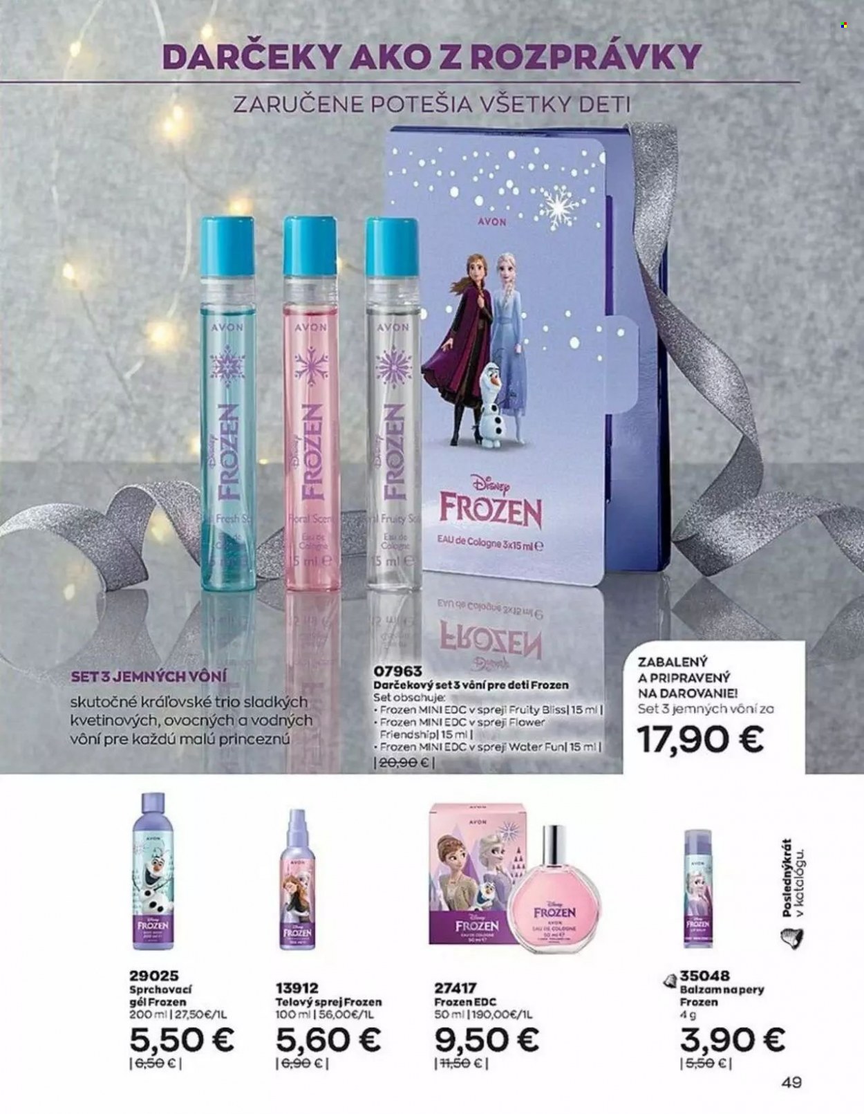 Leták Avon - 1.12.2022 - 31.12.2022. Strana 49