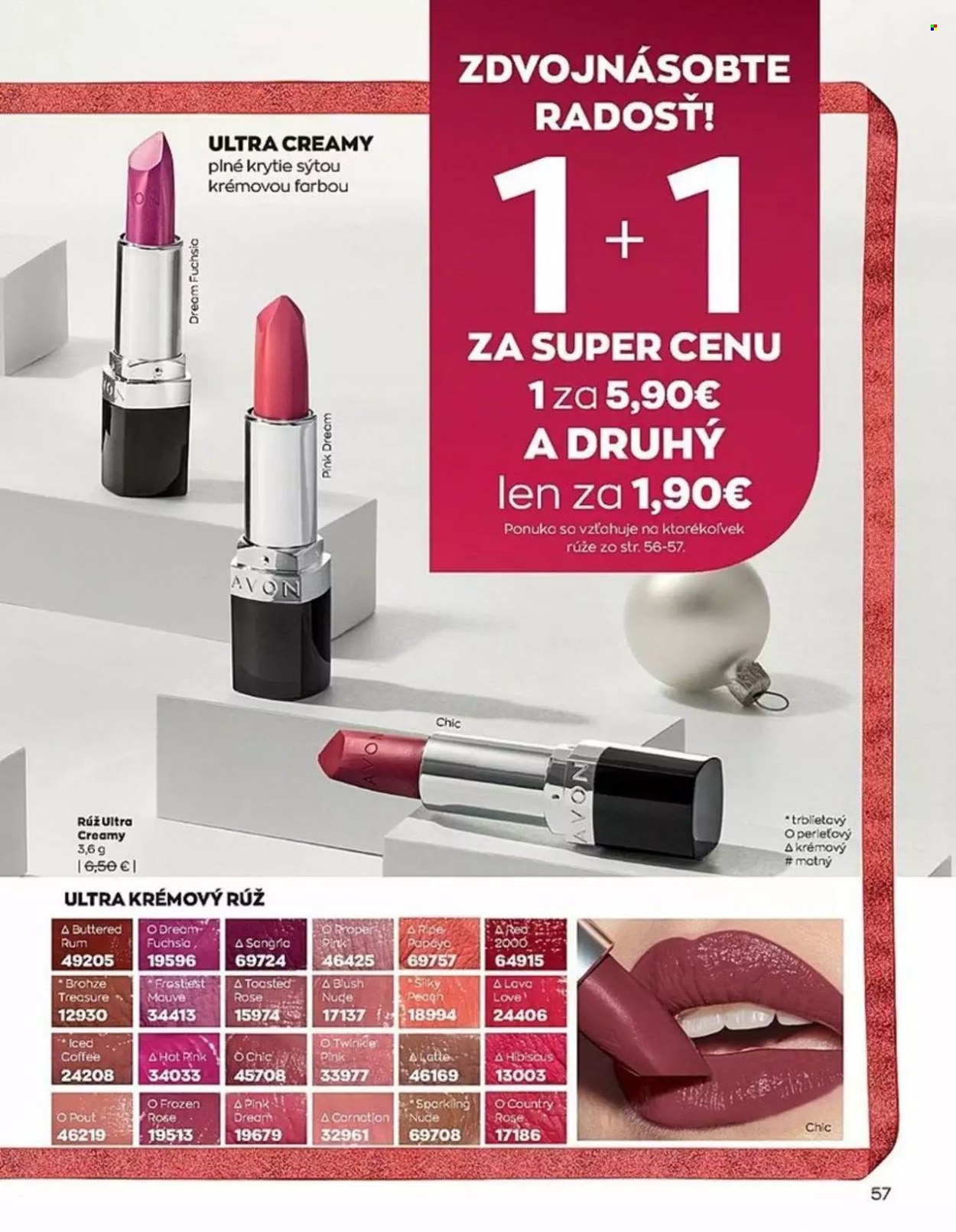 Leták Avon - 1.12.2022 - 31.12.2022. Strana 57