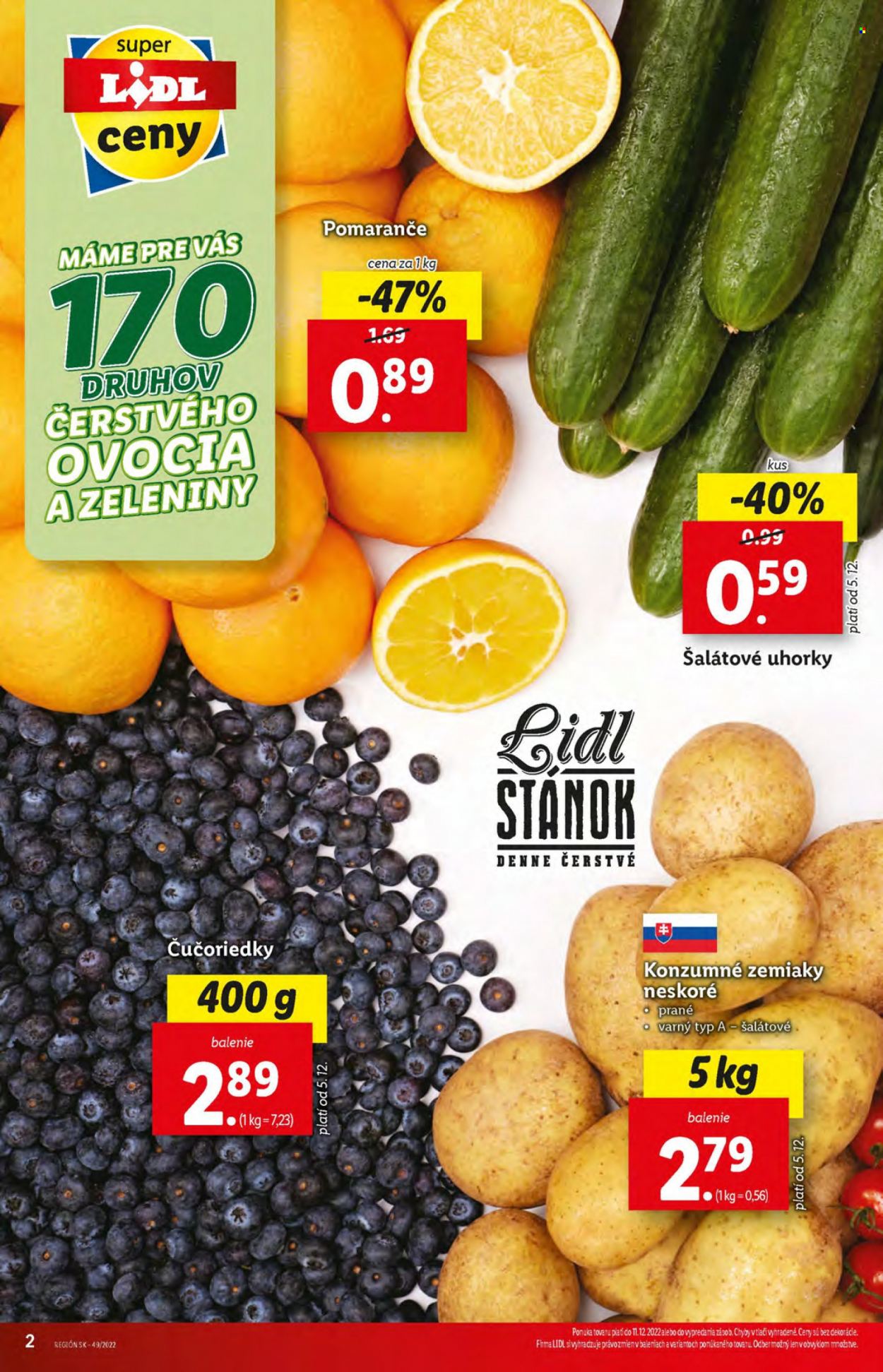 Leták Lidl - 8.12.2022 - 11.12.2022. Strana 2