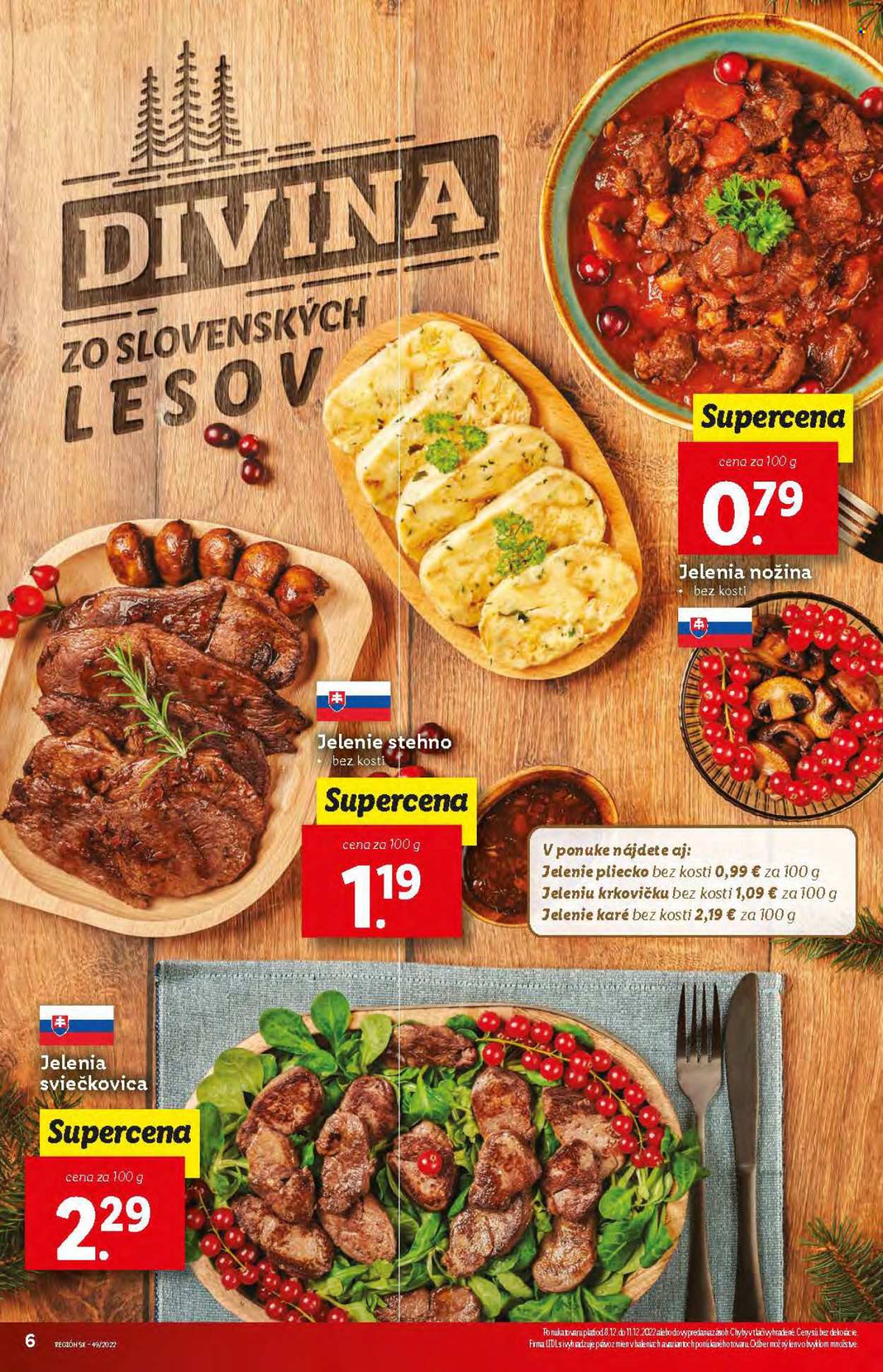 Leták Lidl - 8.12.2022 - 11.12.2022. Strana 6