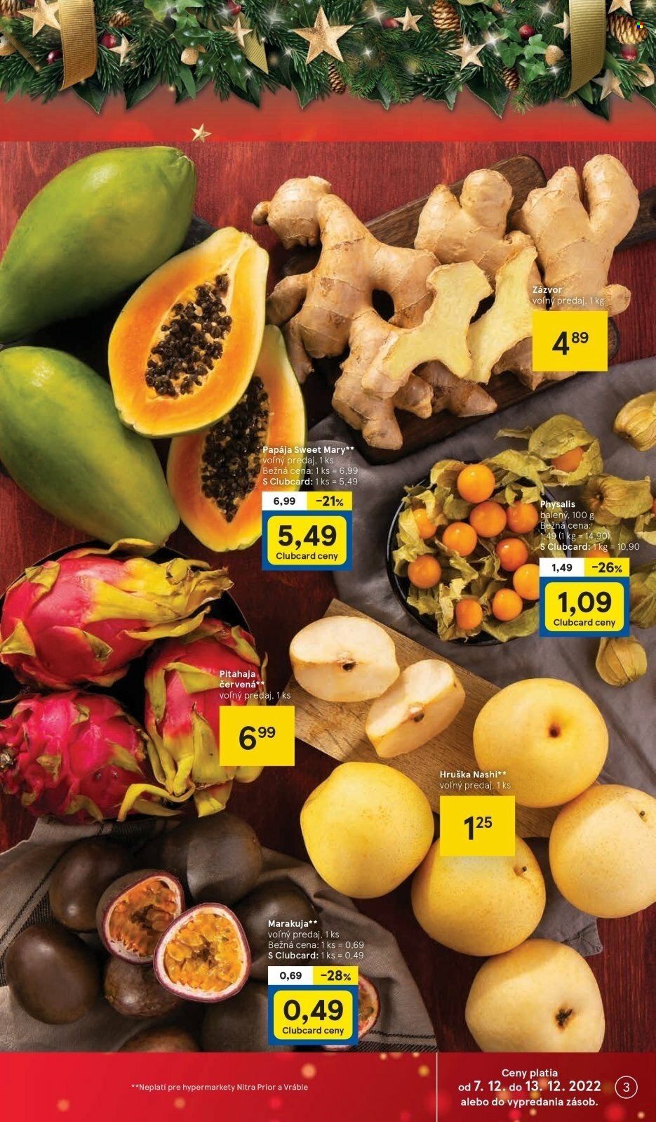 Leták TESCO - 7.12.2022 - 13.12.2022. Strana 3