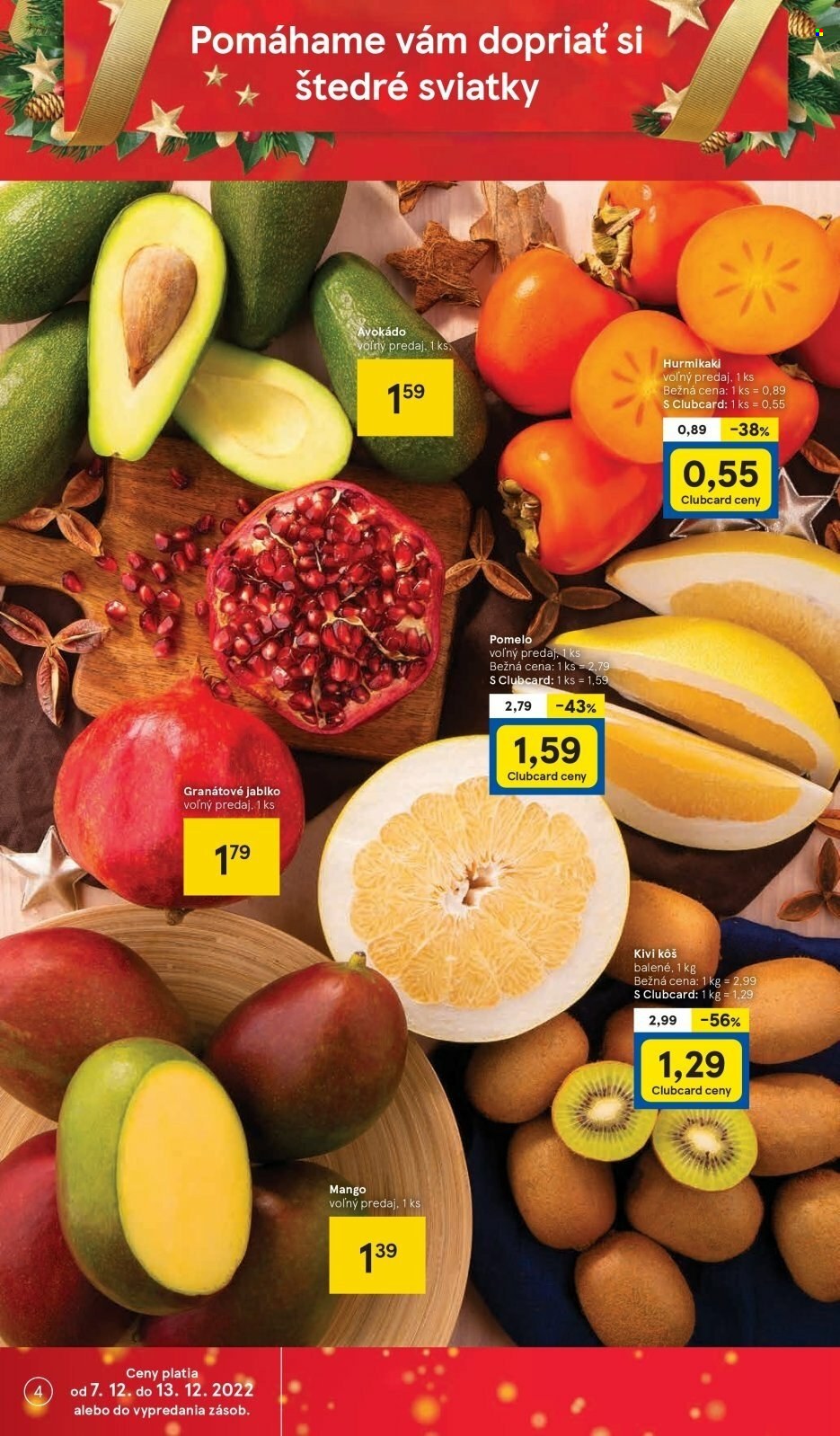 Leták TESCO - 7.12.2022 - 13.12.2022. Strana 4