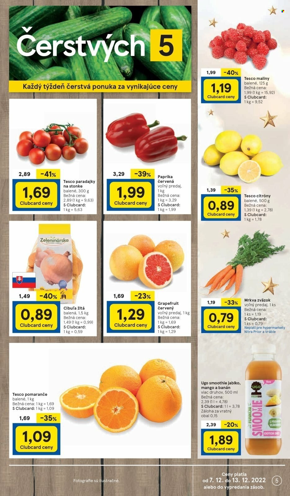 Leták TESCO - 7.12.2022 - 13.12.2022. Strana 5