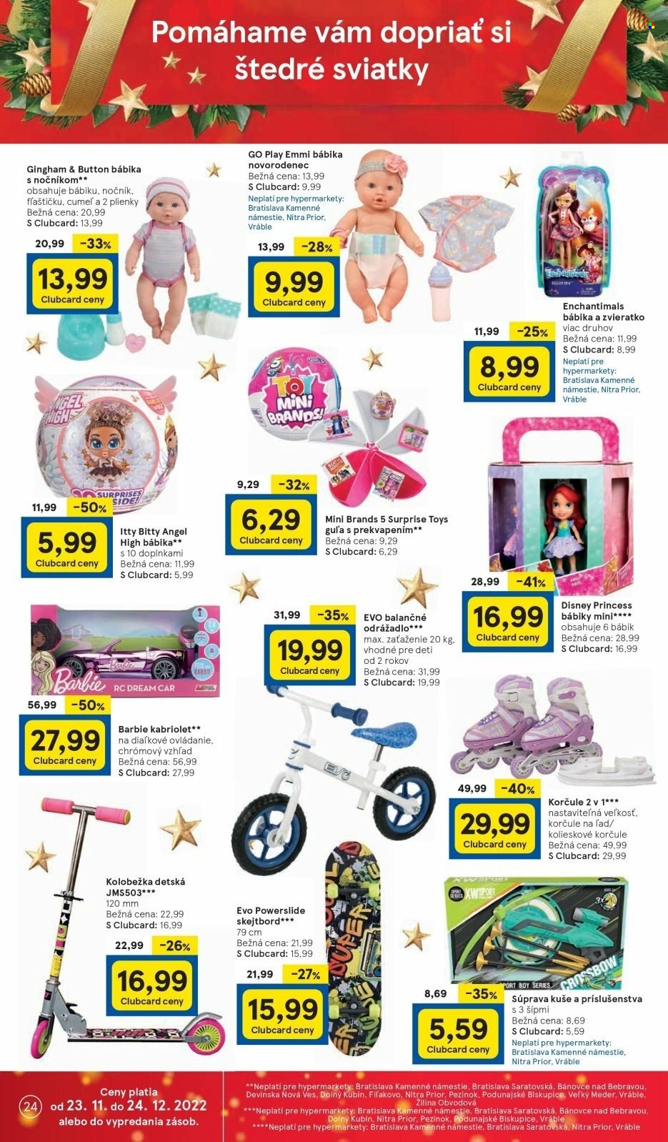 Leták TESCO - 7.12.2022 - 13.12.2022. Strana 24