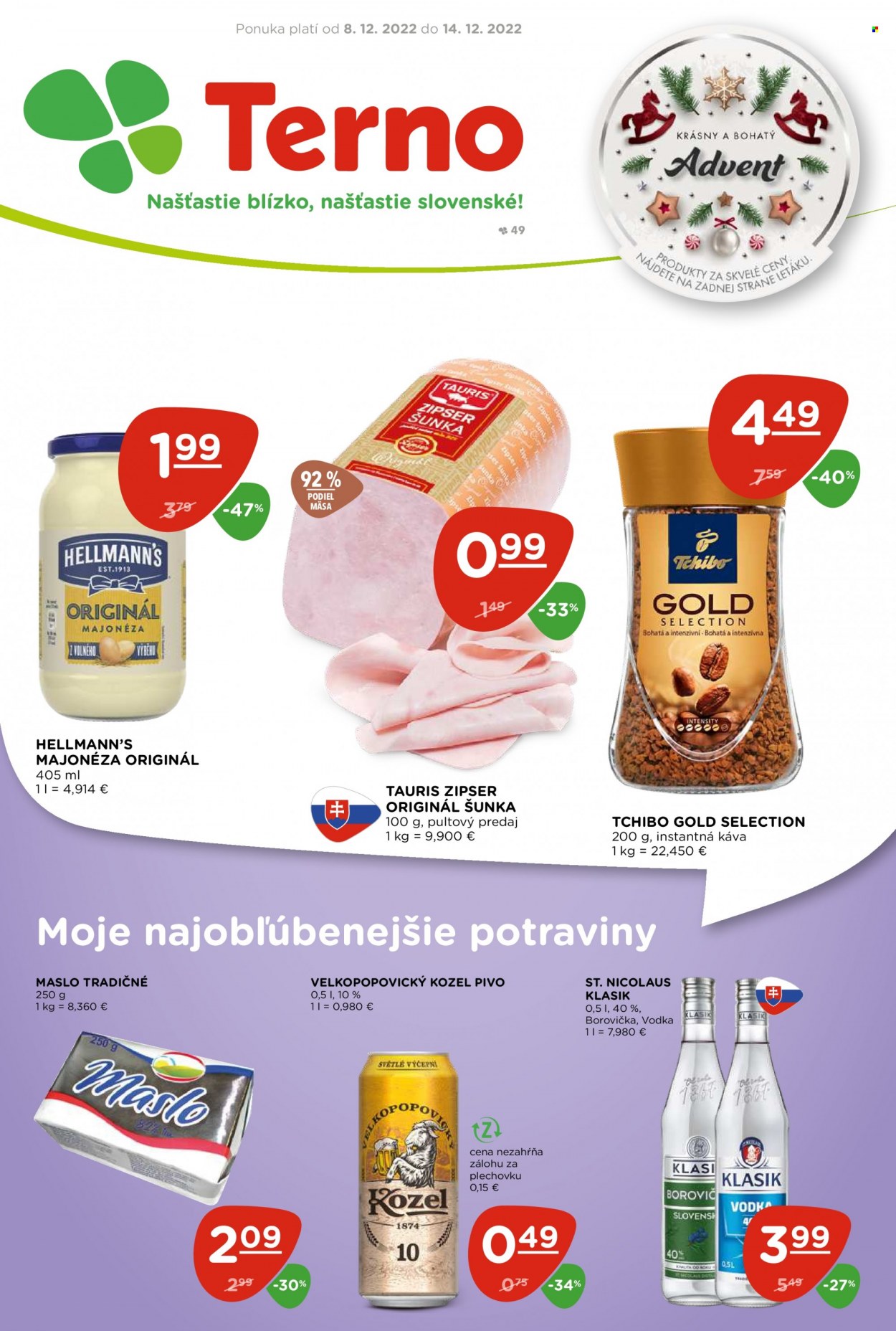 Leták Terno - 8.12.2022 - 14.12.2022. Strana 1