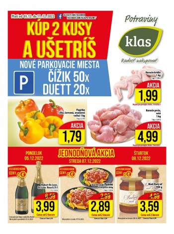 Leták Klas - 5.12.2022 - 11.12.2022.