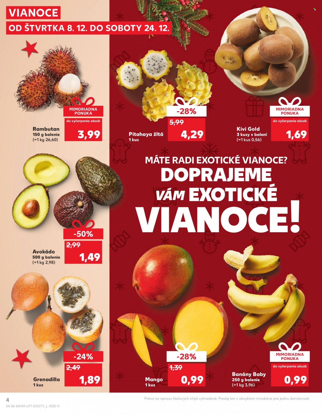 Leták Kaufland - 8.12.2022 - 14.12.2022. Strana 4