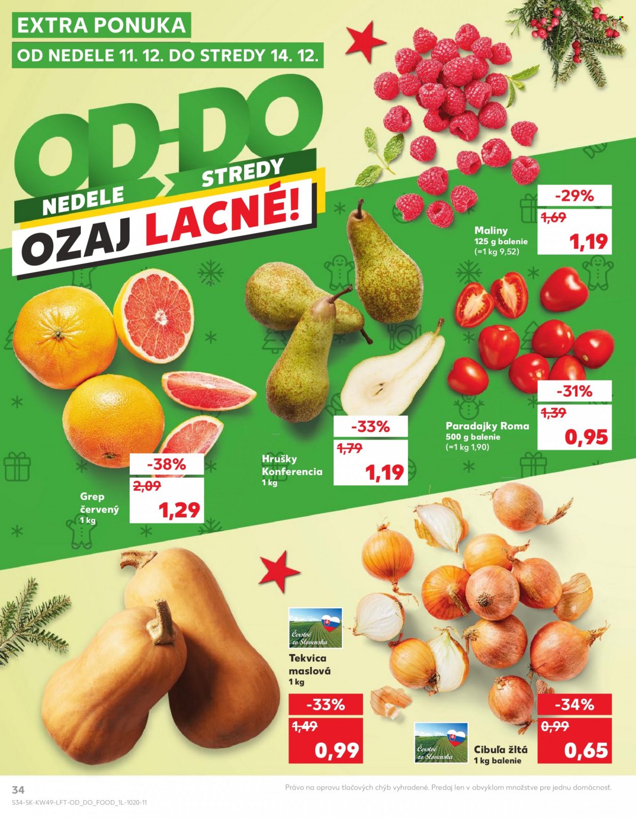 Leták Kaufland - 8.12.2022 - 14.12.2022. Strana 34