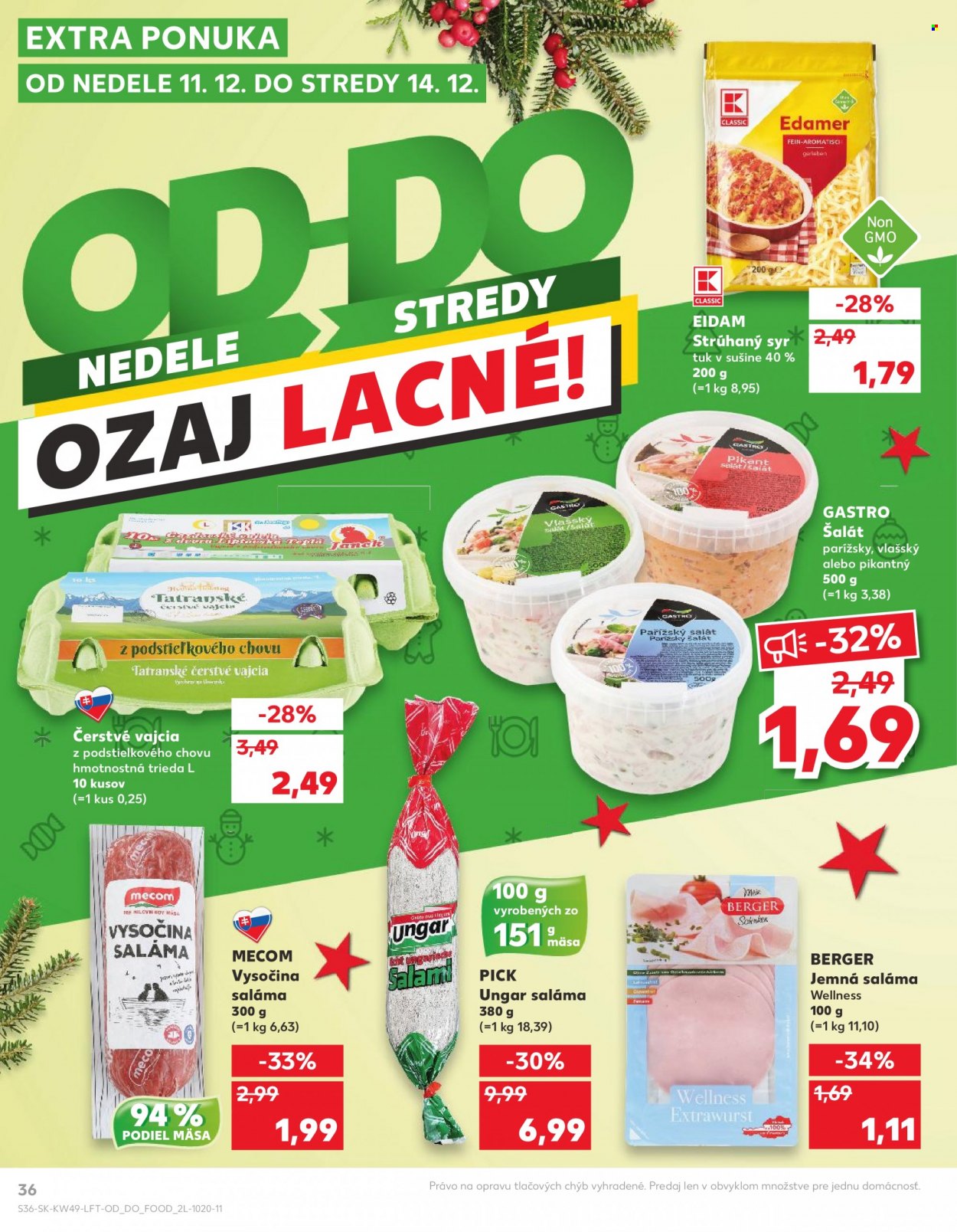 Leták Kaufland - 8.12.2022 - 14.12.2022. Strana 36