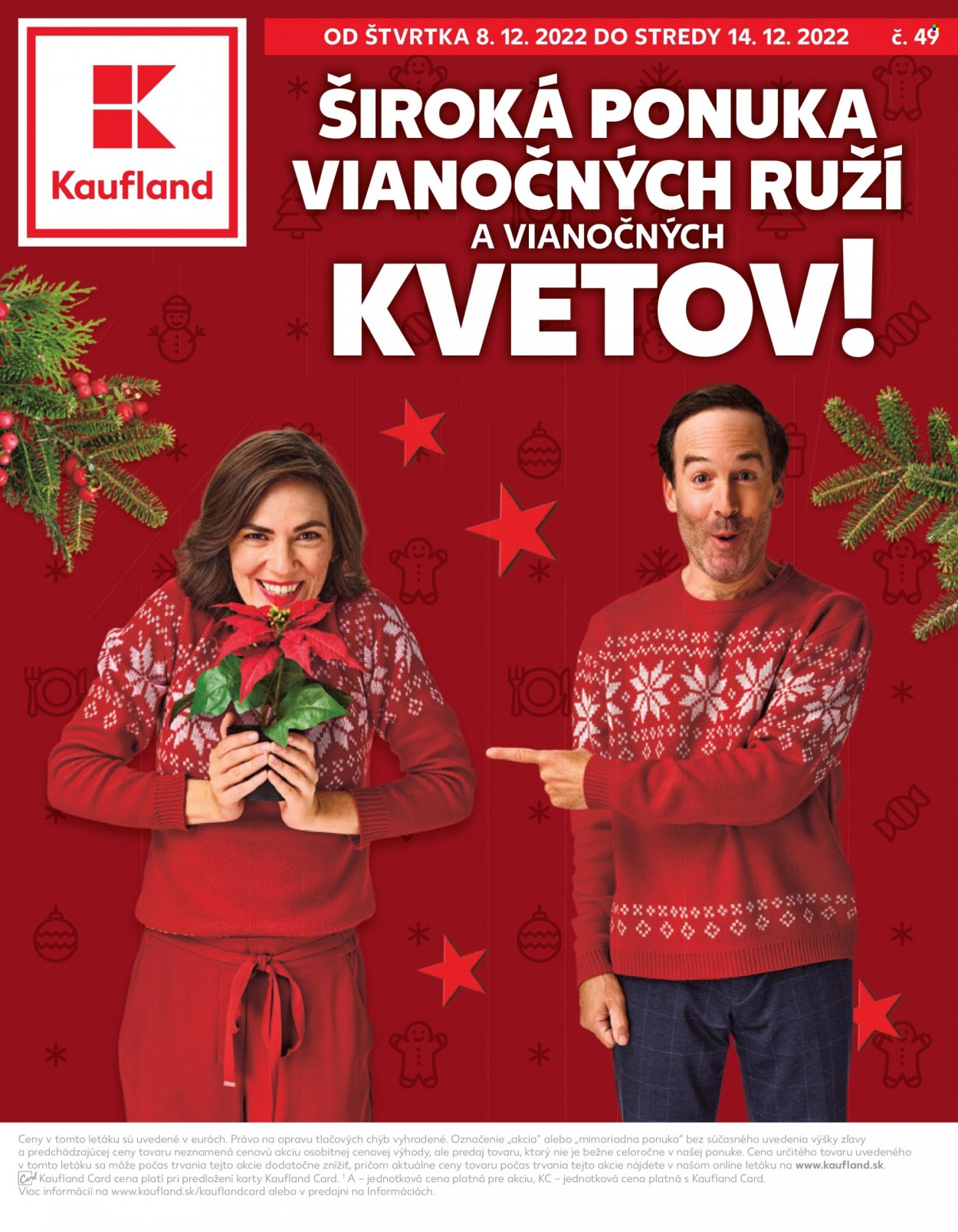 Leták Kaufland - 8.12.2022 - 14.12.2022. Strana 1