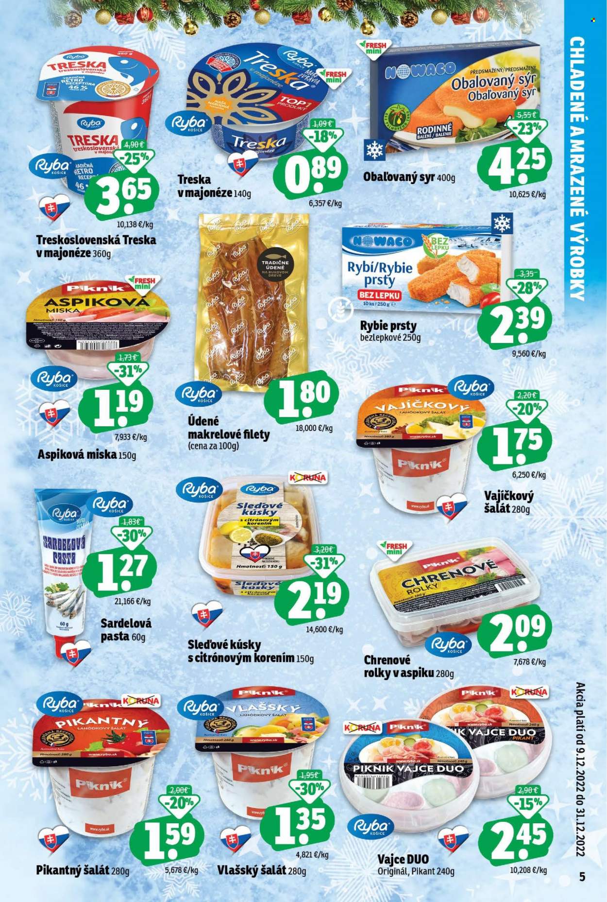 Leták FRESH - 9.12.2022 - 31.12.2022. Strana 5
