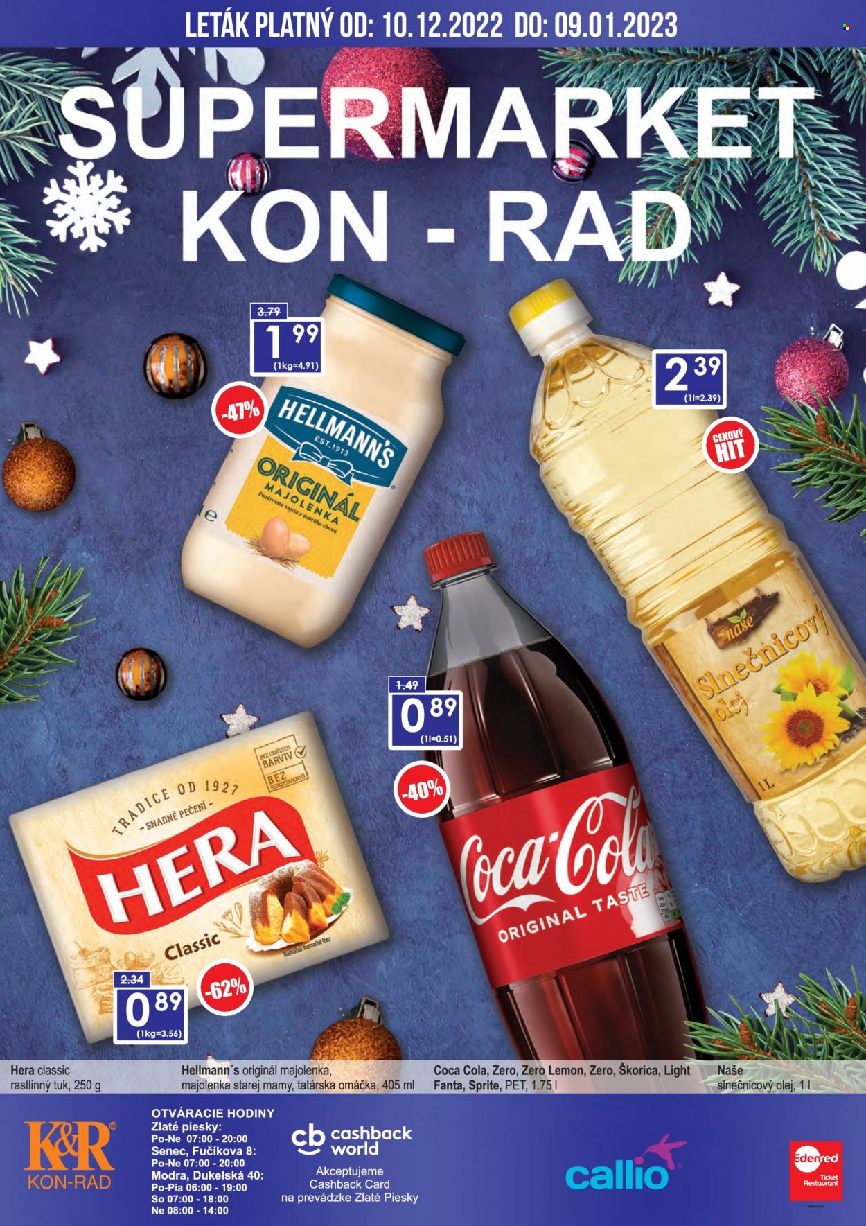 Leták KON-RAD - 10.12.2022 - 9.1.2023. Strana 1