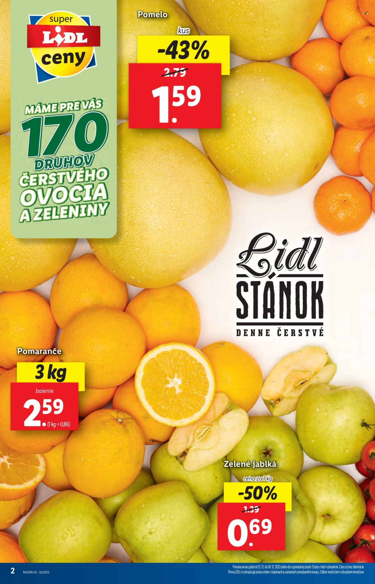 Leták Lidl - 12.12.2022 - 18.12.2022. Strana 2