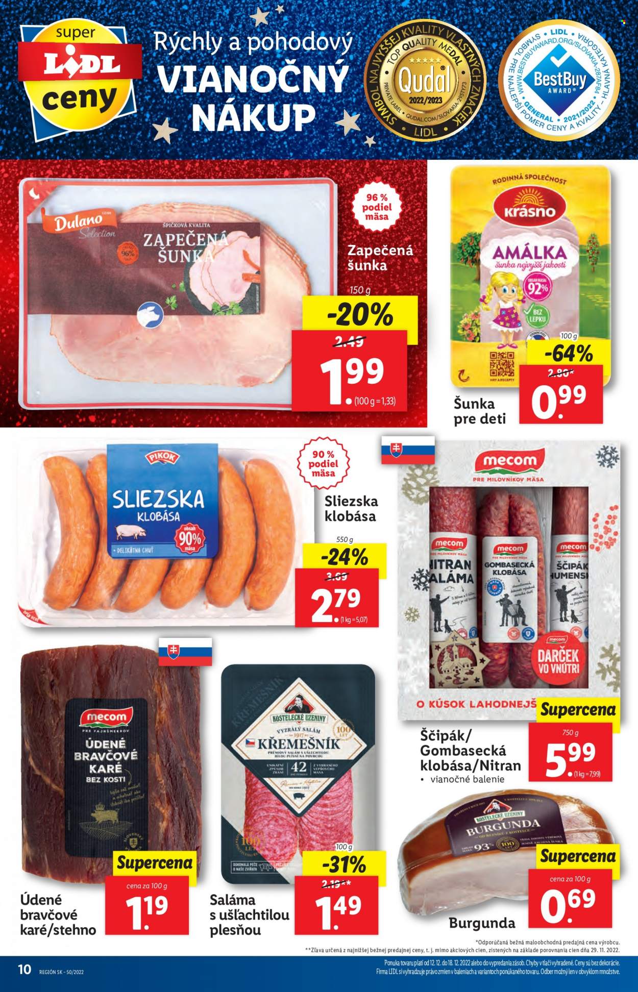Leták Lidl - 12.12.2022 - 18.12.2022. Strana 10