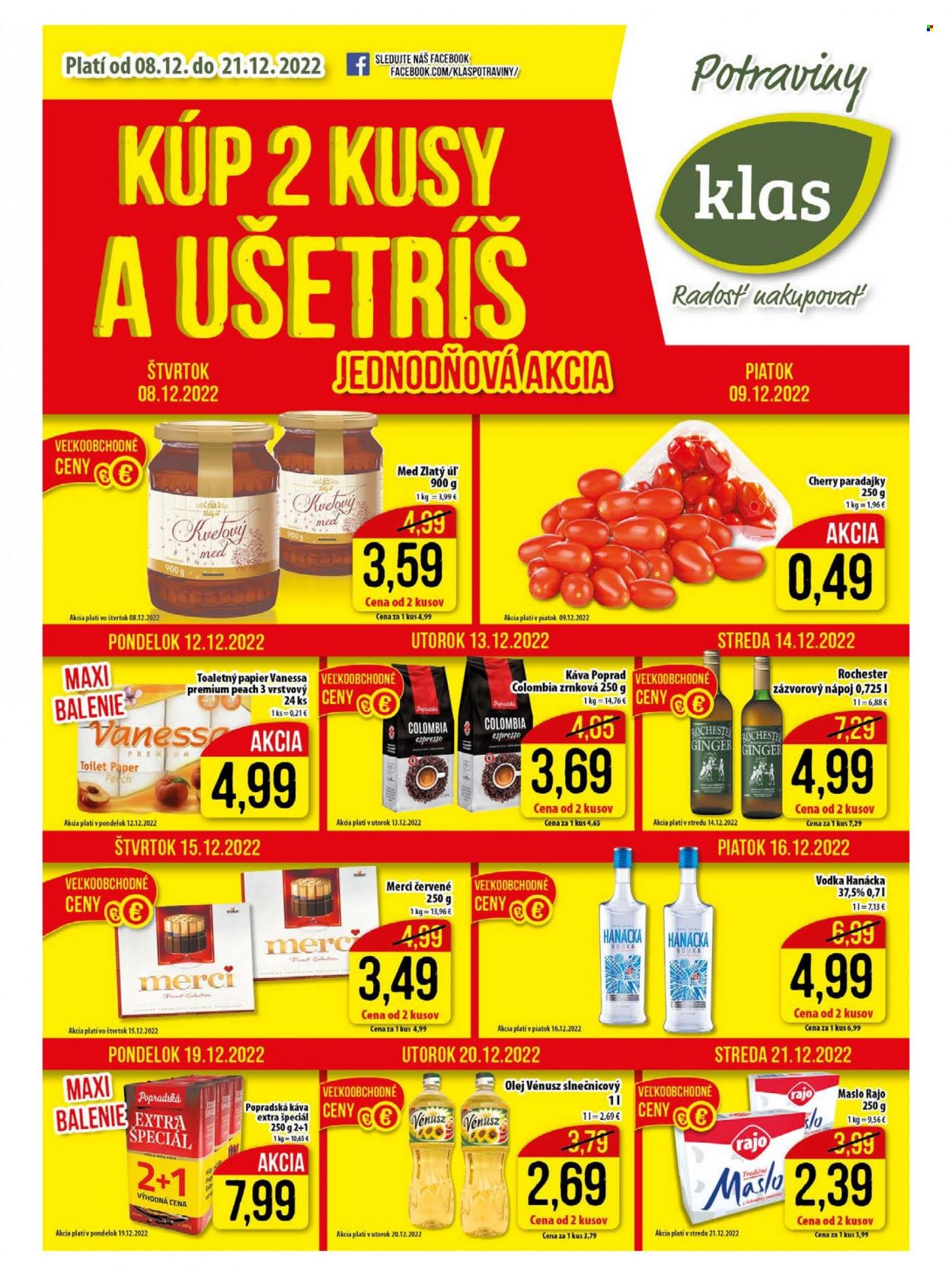 Leták Klas - 8.12.2022 - 21.12.2022. Strana 1