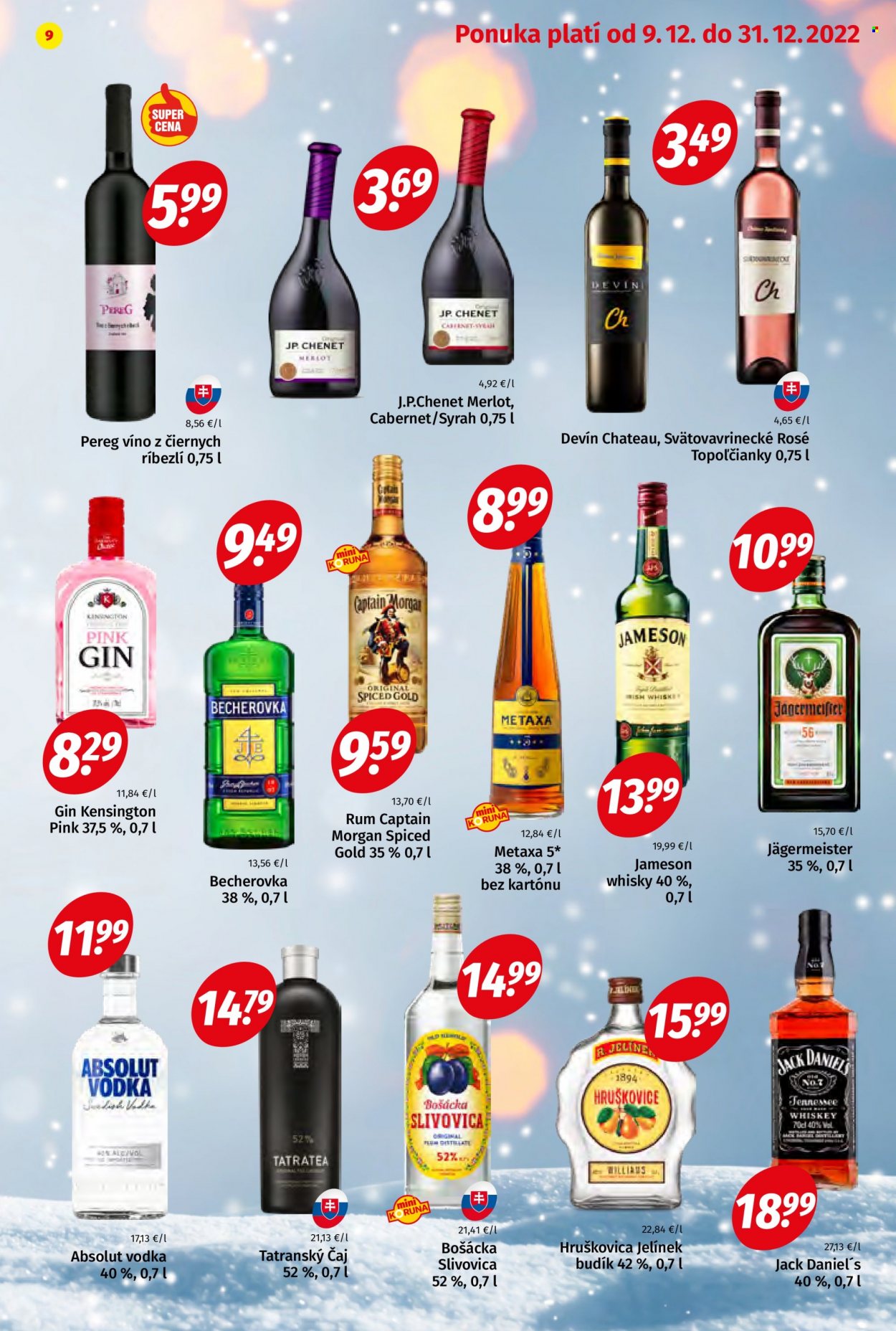 Leták Potraviny KORUNA - 9.12.2022 - 31.12.2022. Strana 9