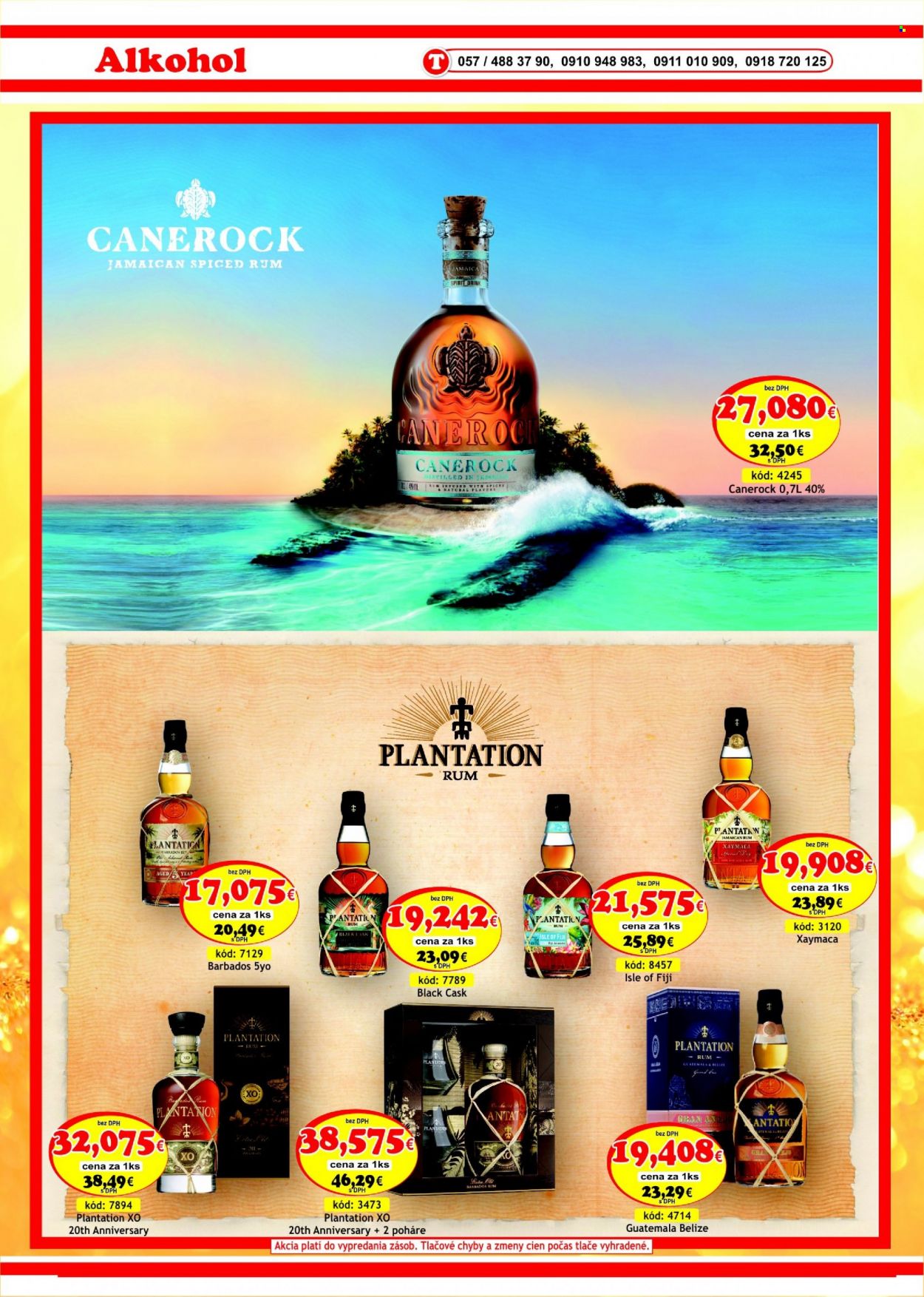 thumbnail - Leták DMJ market - 1.12.2022 - 31.1.2023 - Produkty v akcii - darčekové balenie, alkohol, rum, Plantation Rum, Cien. Strana 48.