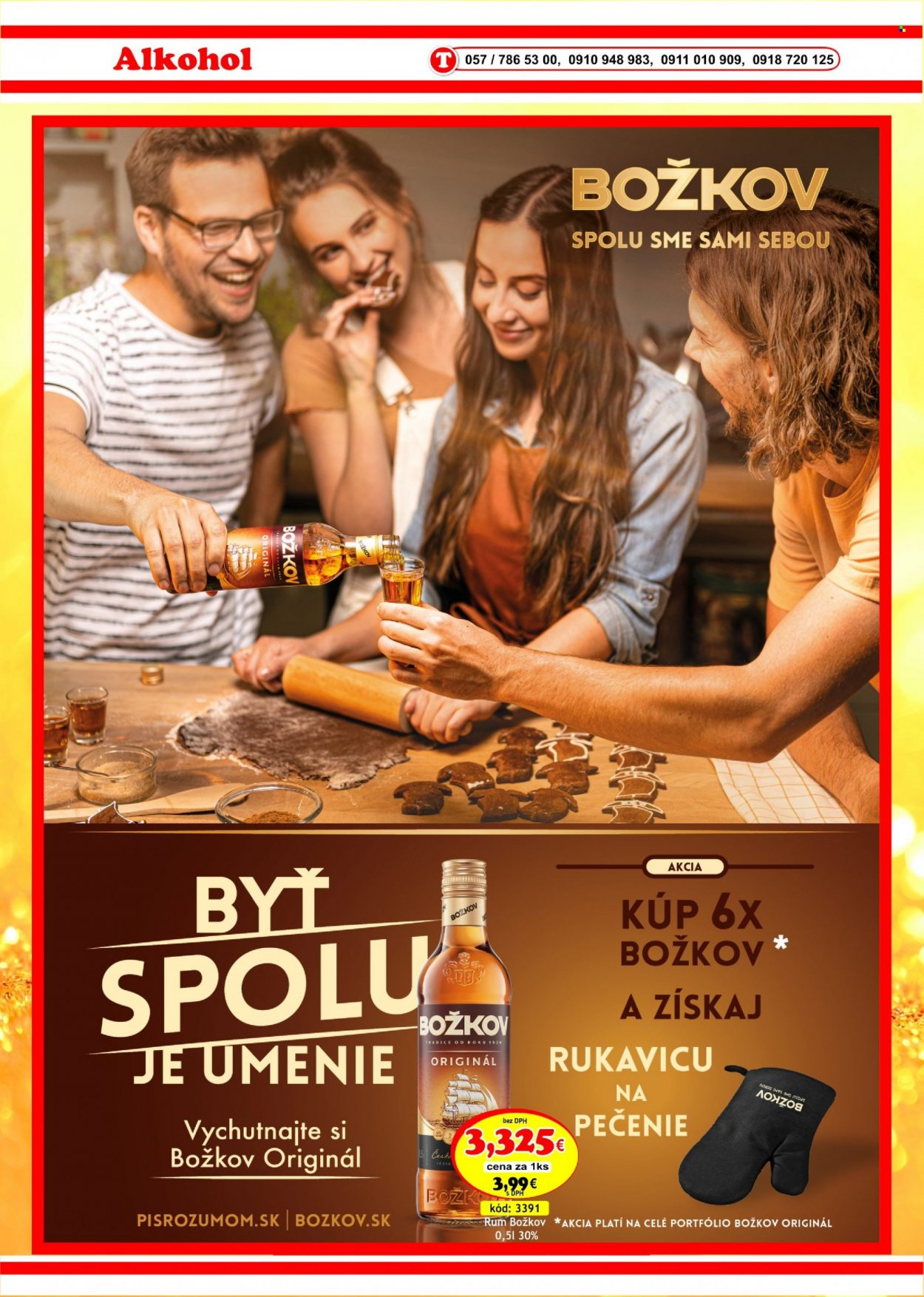 thumbnail - Leták DMJ market - 1.12.2022 - 31.1.2023 - Produkty v akcii - alkohol, rum, Božkov. Strana 56.