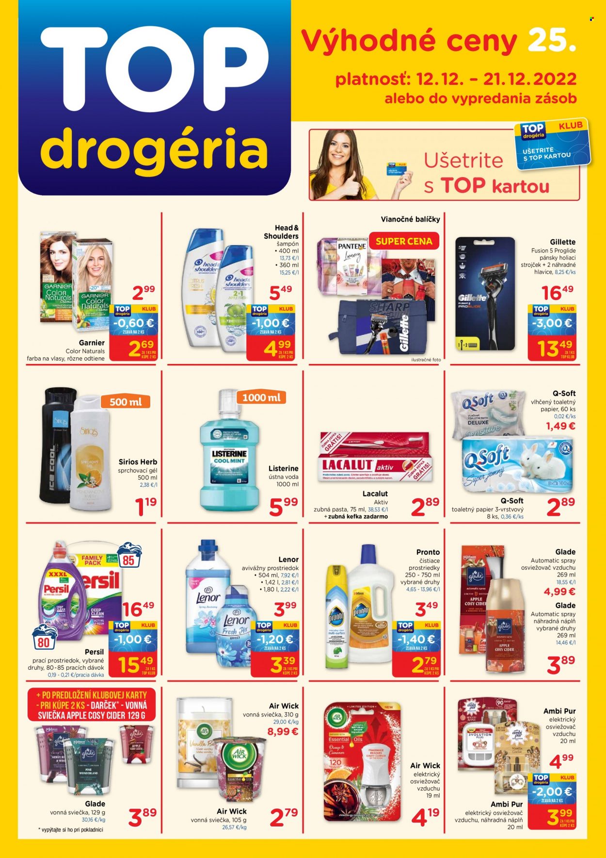 Leták TOP drogéria - 12.12.2022 - 21.12.2022. Strana 1