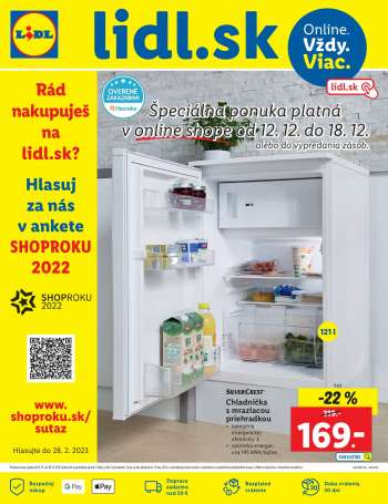 Leták Lidl - 12.12.2022 - 18.12.2022.