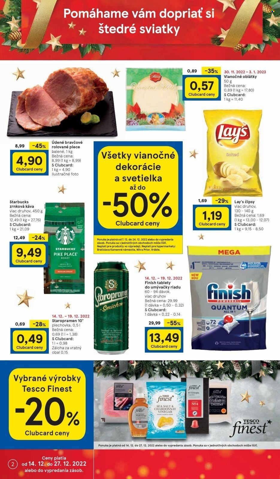 Leták TESCO - 14.12.2022 - 27.12.2022. Strana 2